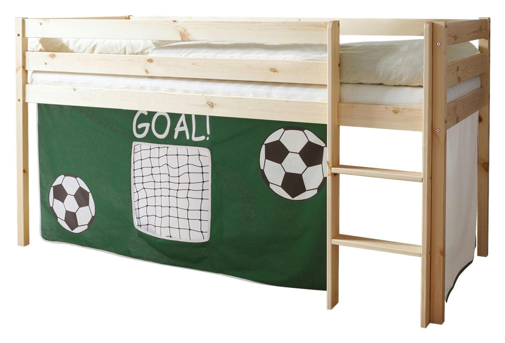 Malte Kinder-Spielbett aus Holz Grün