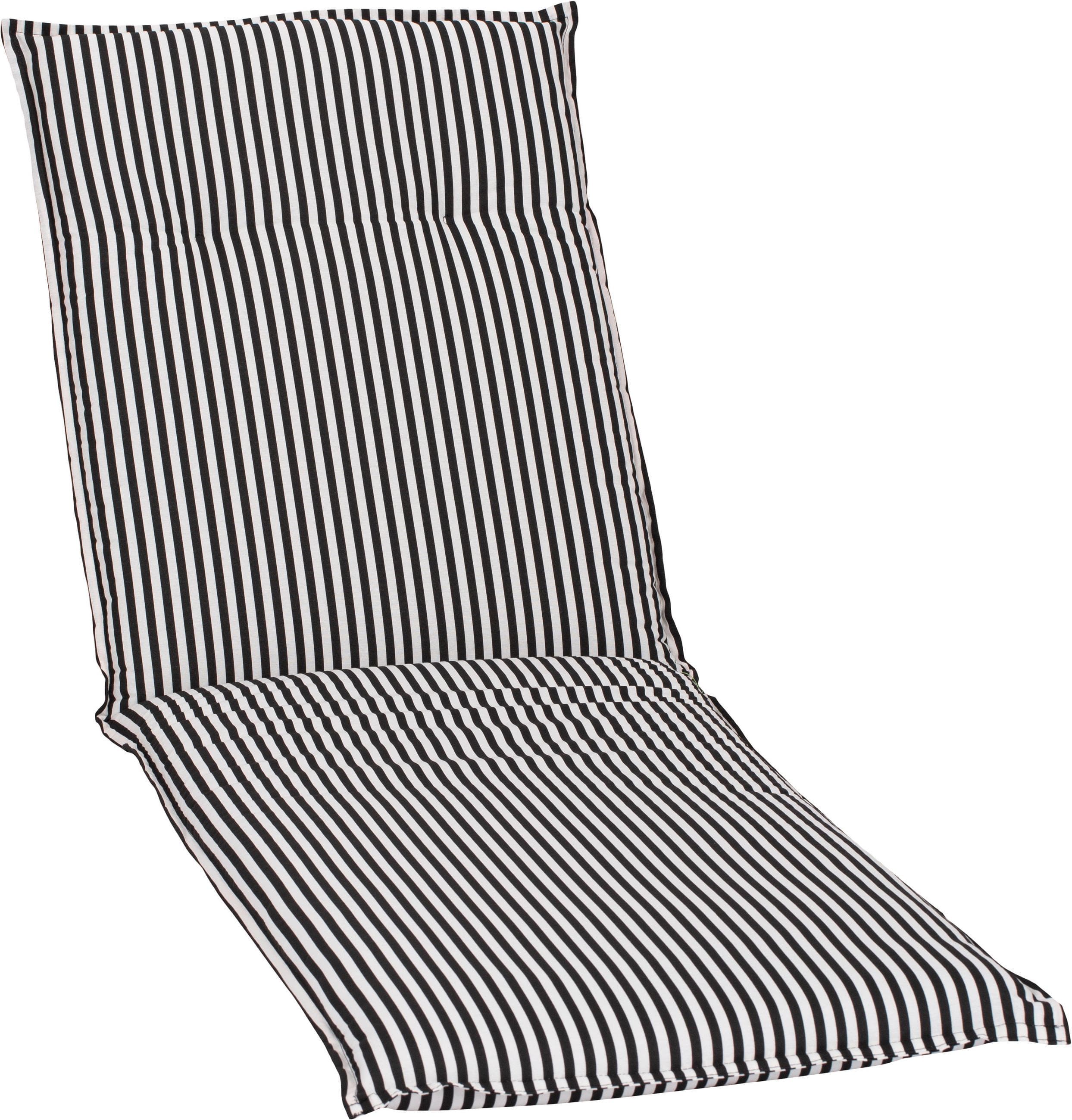 Liegenauflage Tupelo Schwarz/Weiß