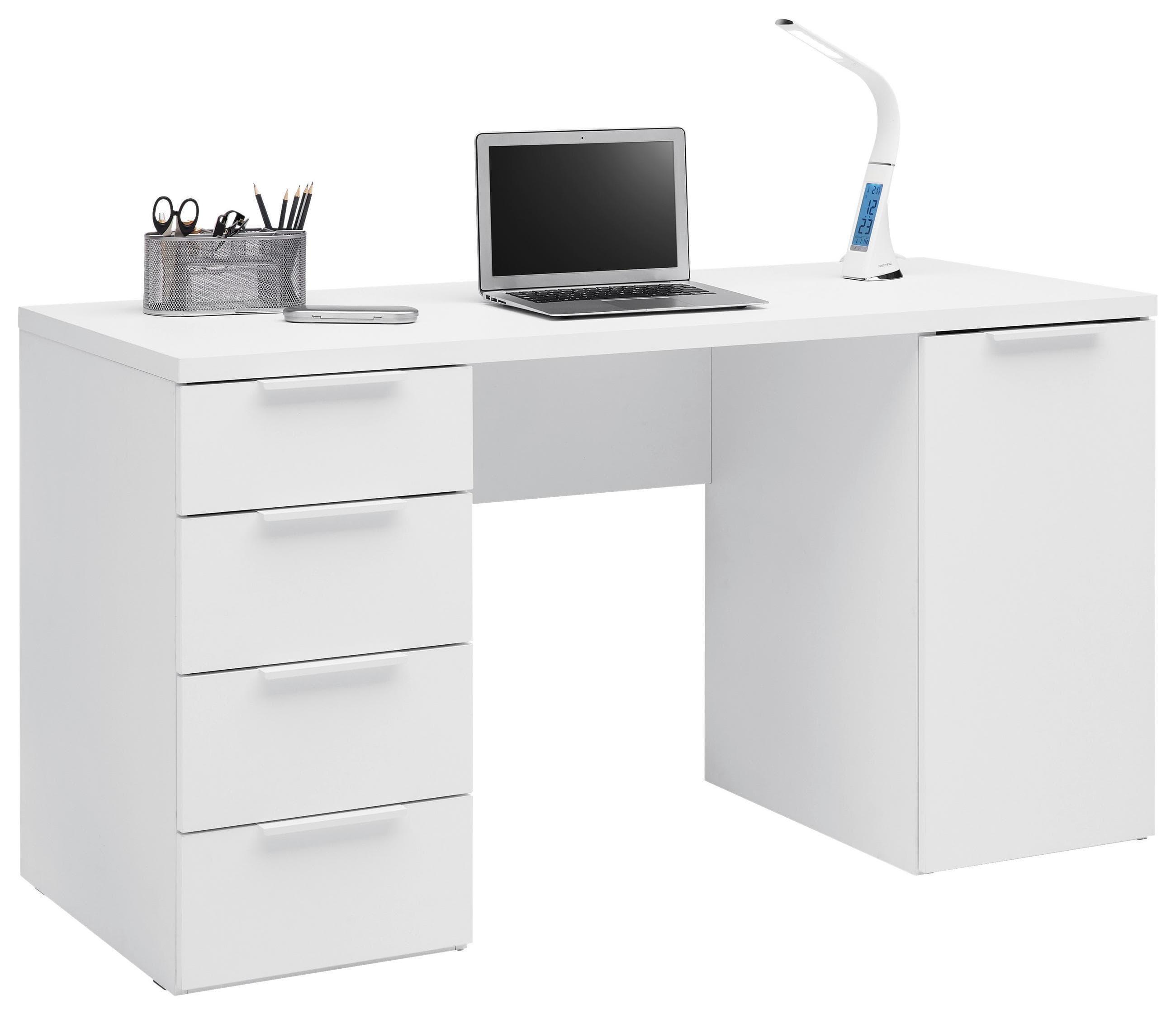 Schreibtisch Carlos Weiss Mömax DE Weiß