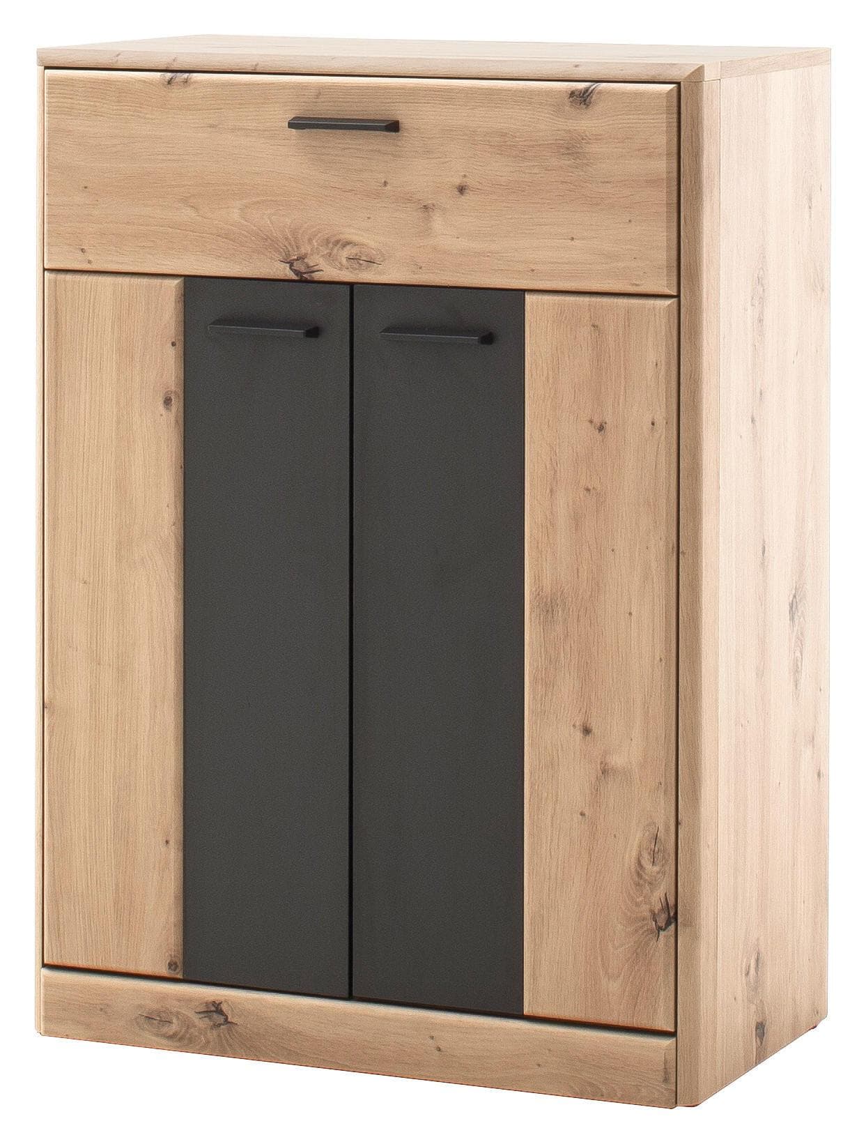 Kommode CALAIS Balkeneiche-Cosmos grey Holzwerkstoff Eiche