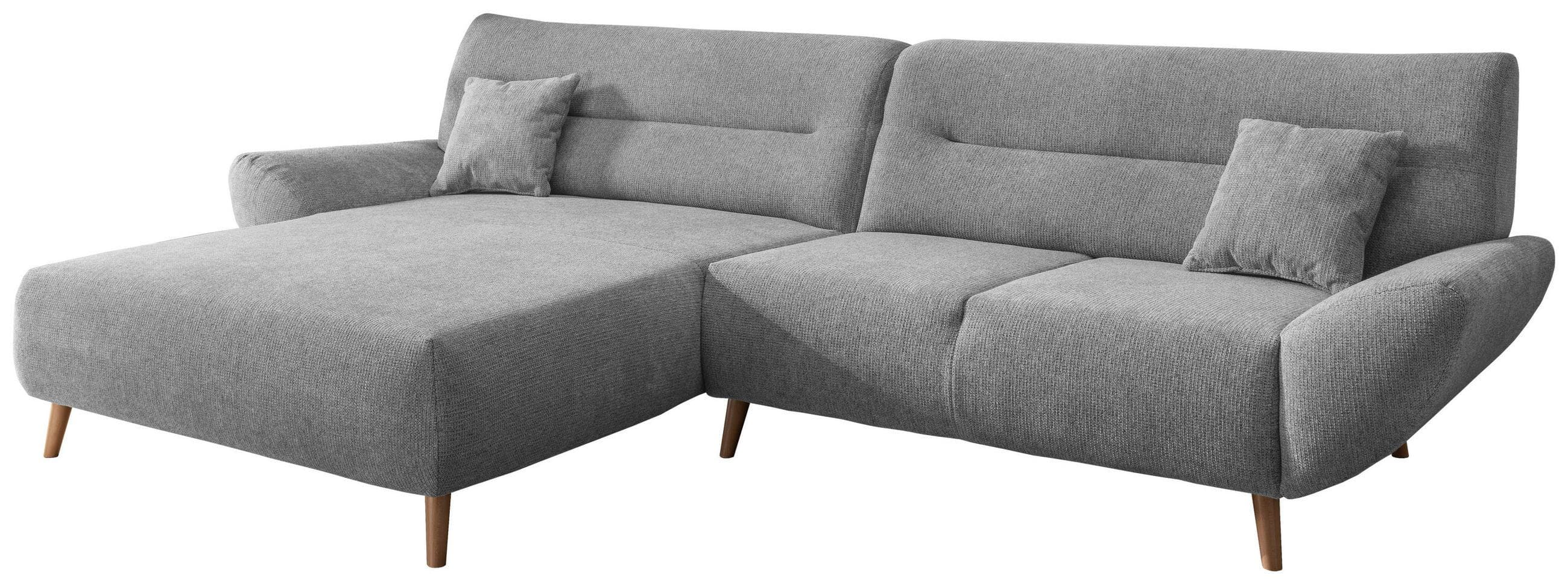 Wohnlandschaft Drago Silberfarben Chenille