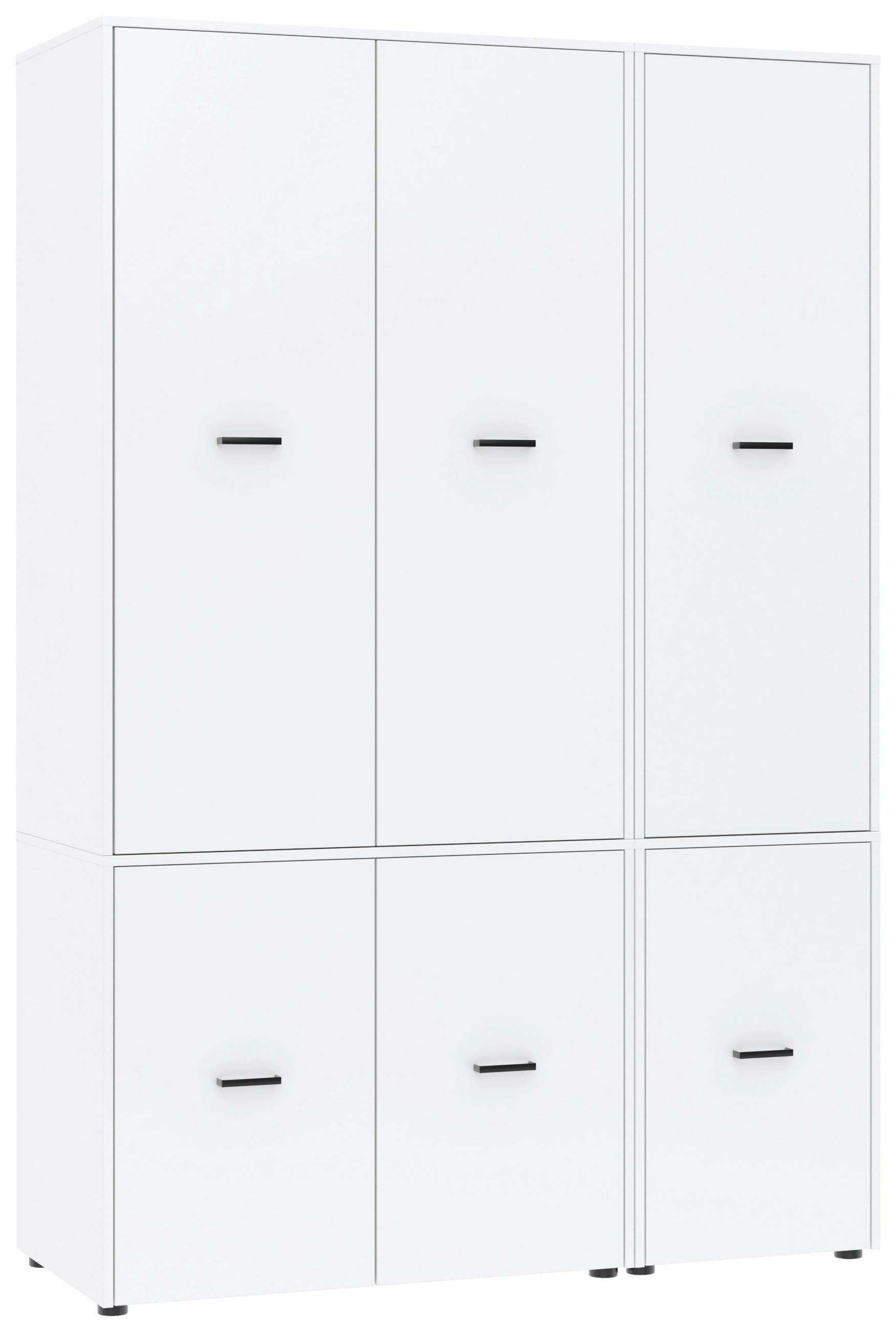 Kleiderschrank Kivo Weiß