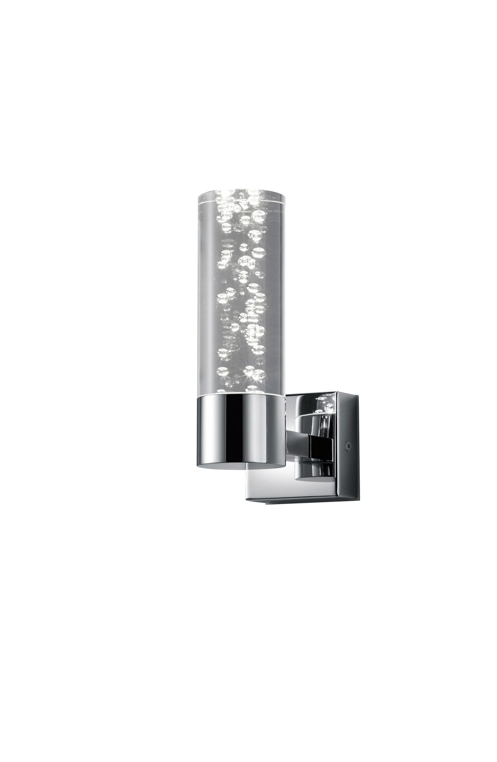 LED Wandlampe Trio Bolsa Chrom