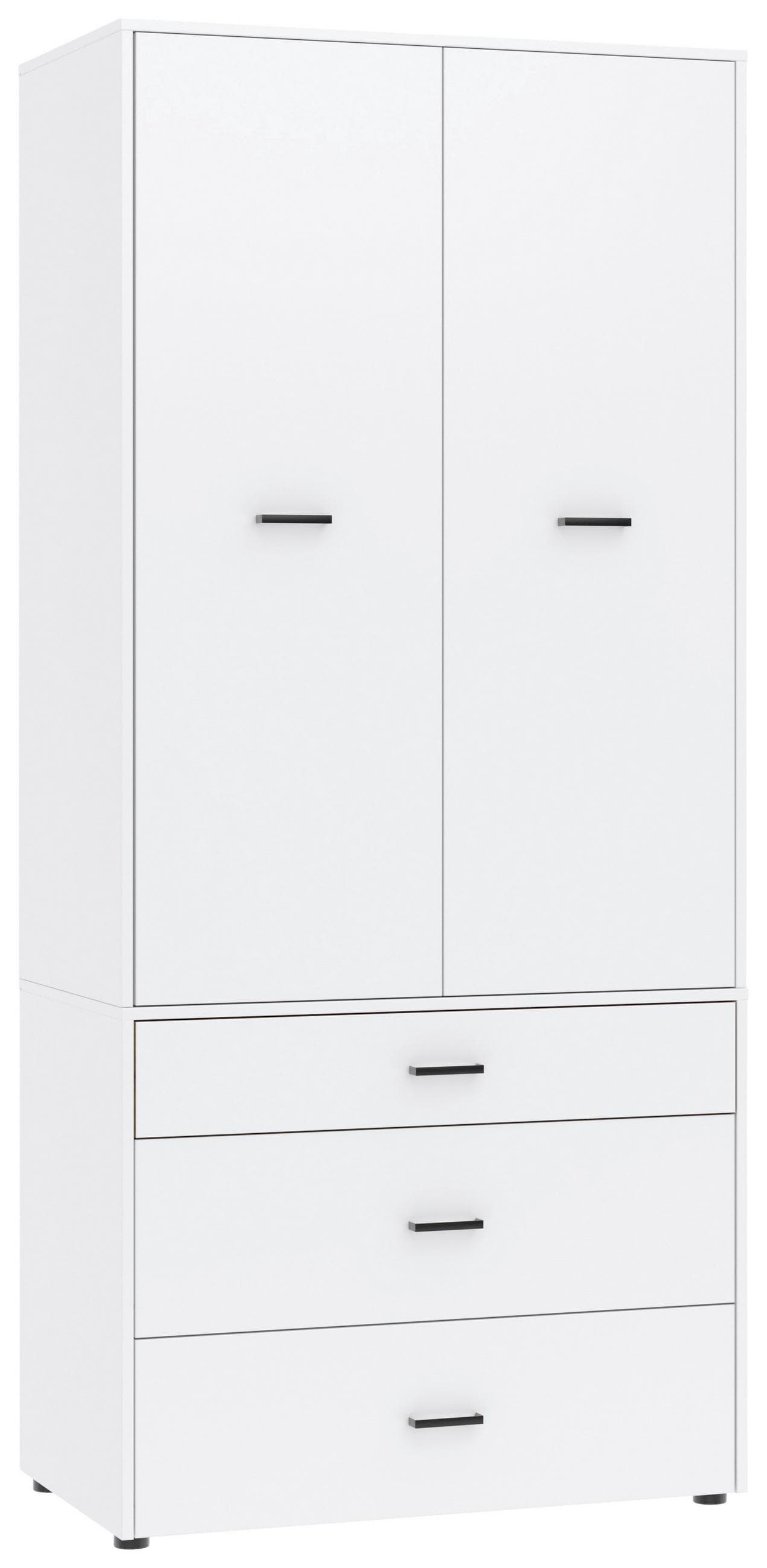 Kleiderschrank Kivo Weiß