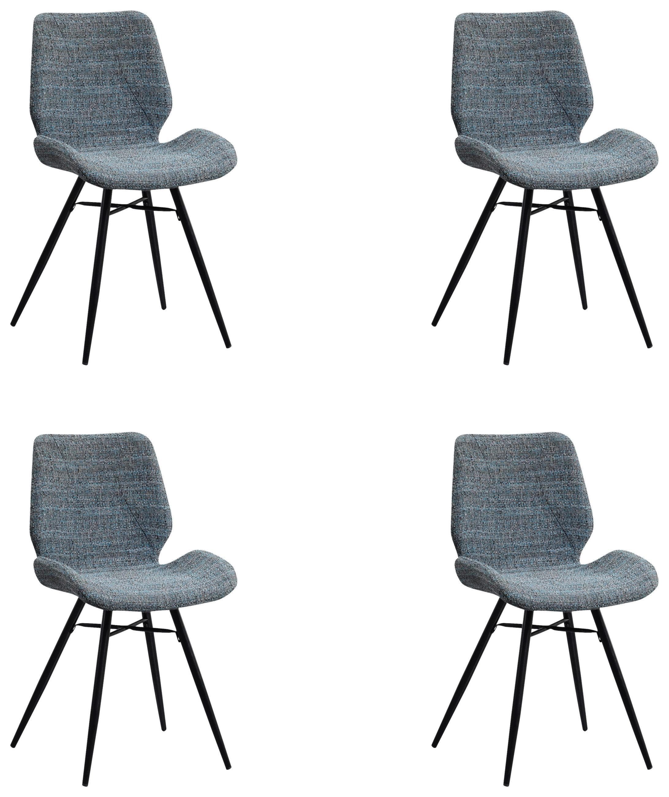 STUHL-SET BARRON Blau Küchenstühle