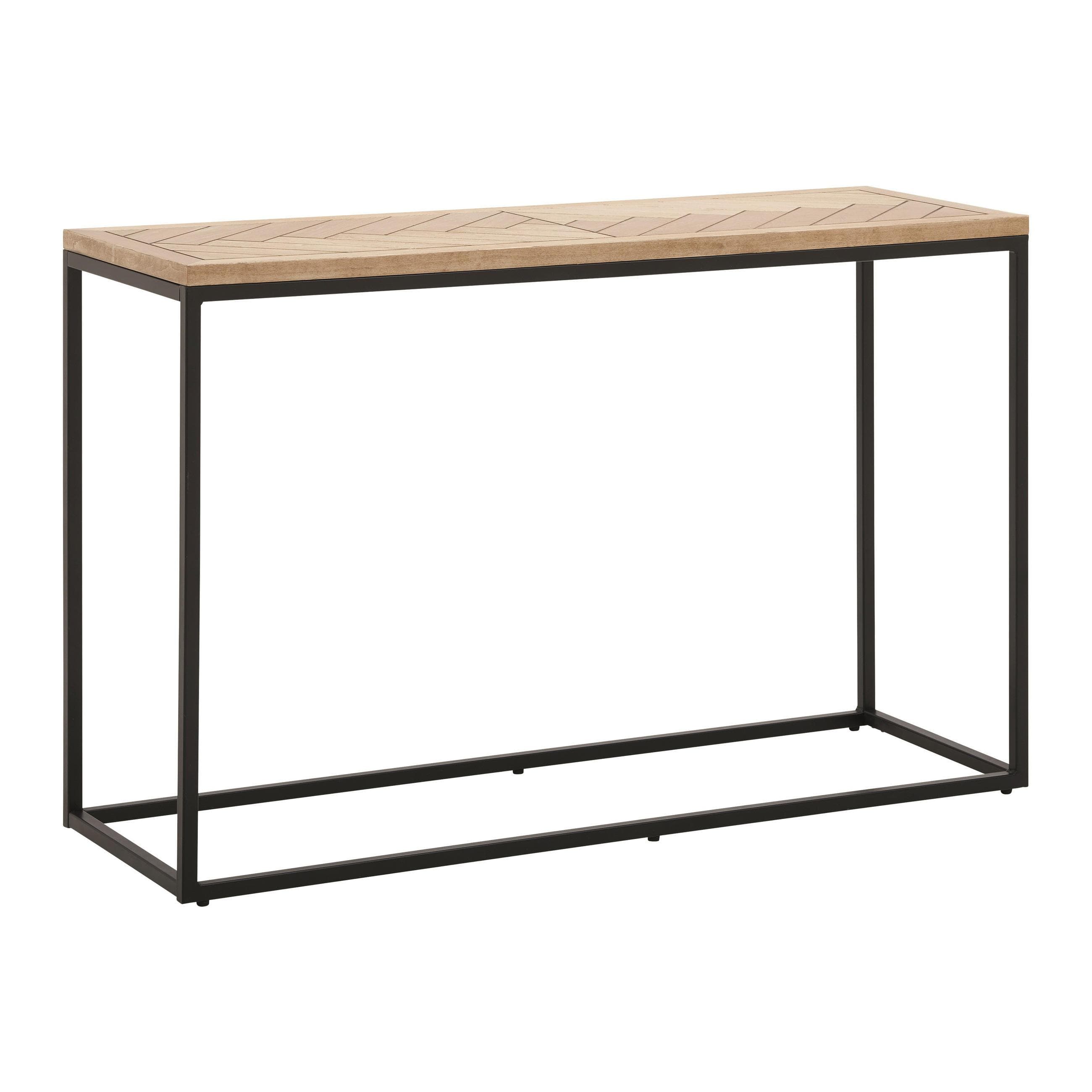 Konsolentisch Catalina Eichefarben/Schwarz MDF Mömax