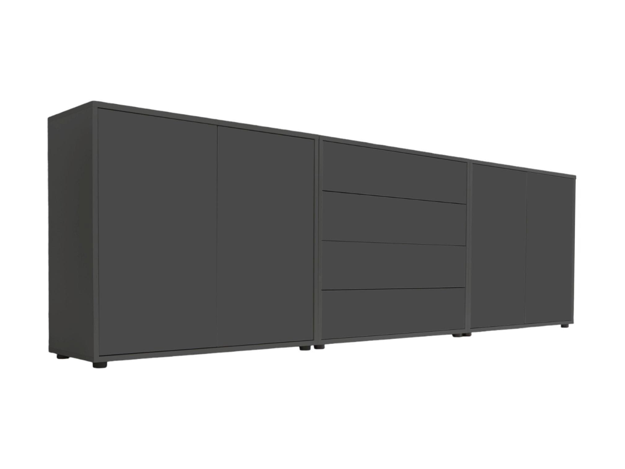 Sideboard Mailand Set 5 Anthrazit Mömax DE