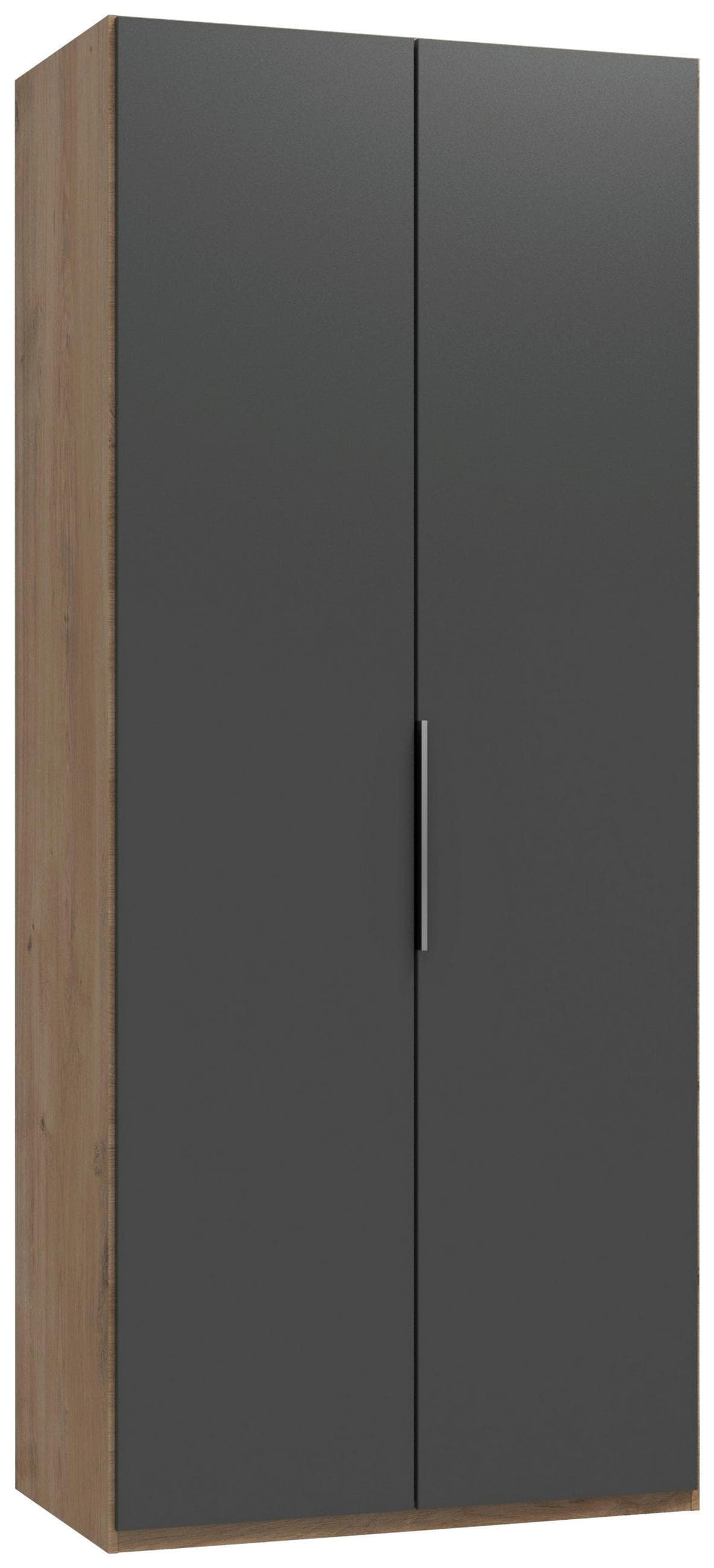 Drehtürenschrank Level 36A Graphitfarben Mömax DE