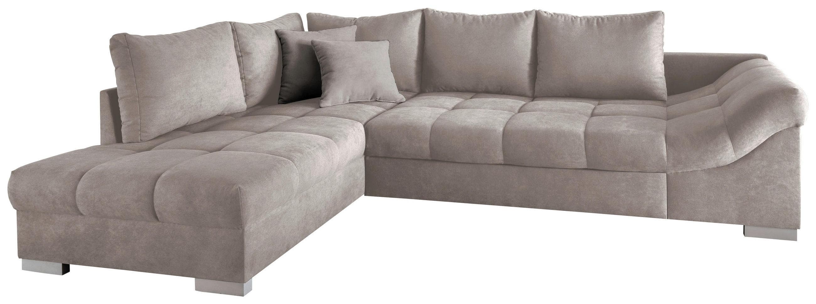 Wohnlandschaft Alvito Taupe Nylon/Mikrofaser