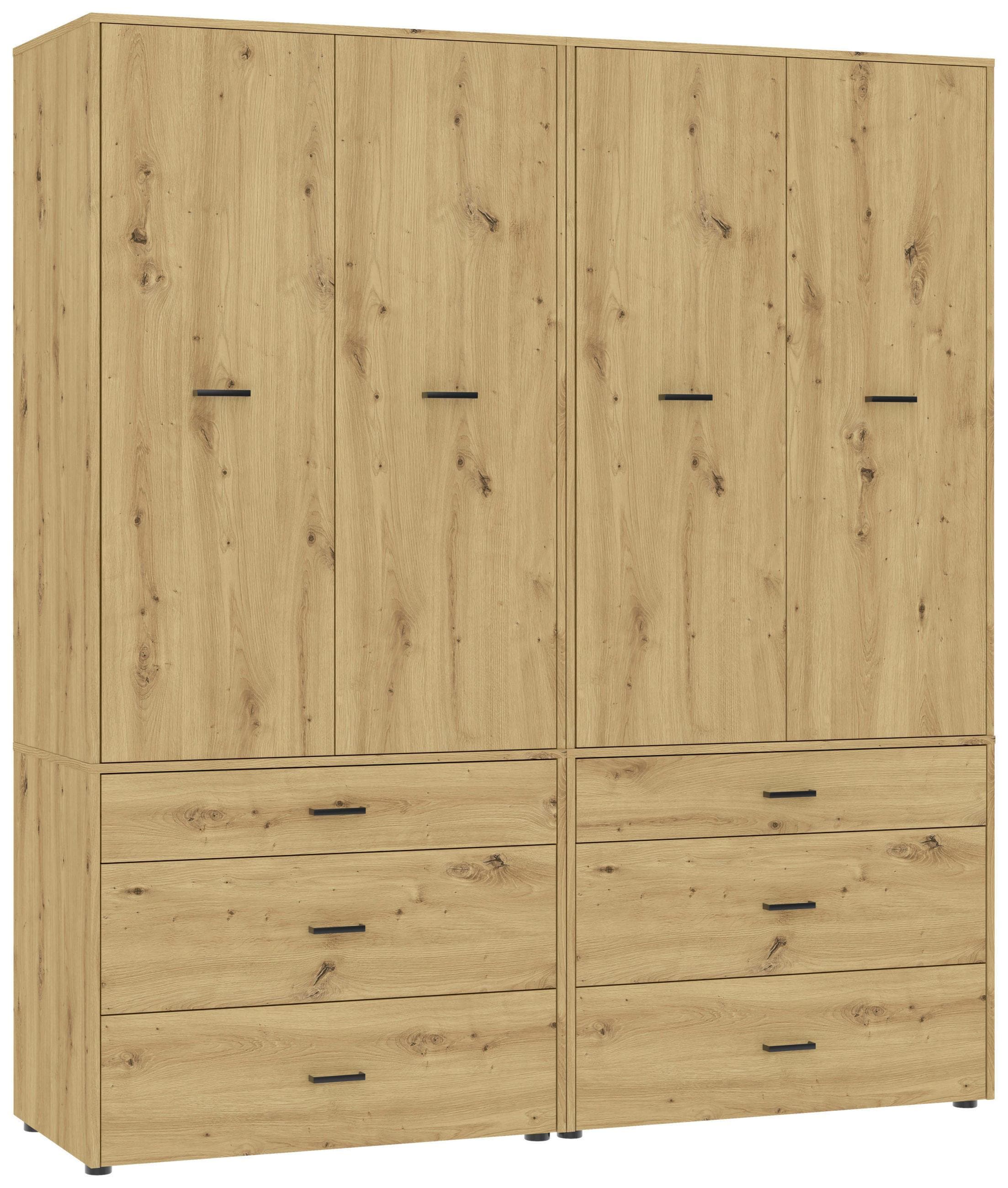 Kleiderschrank Kivo Eiche Artisan Mömax DE