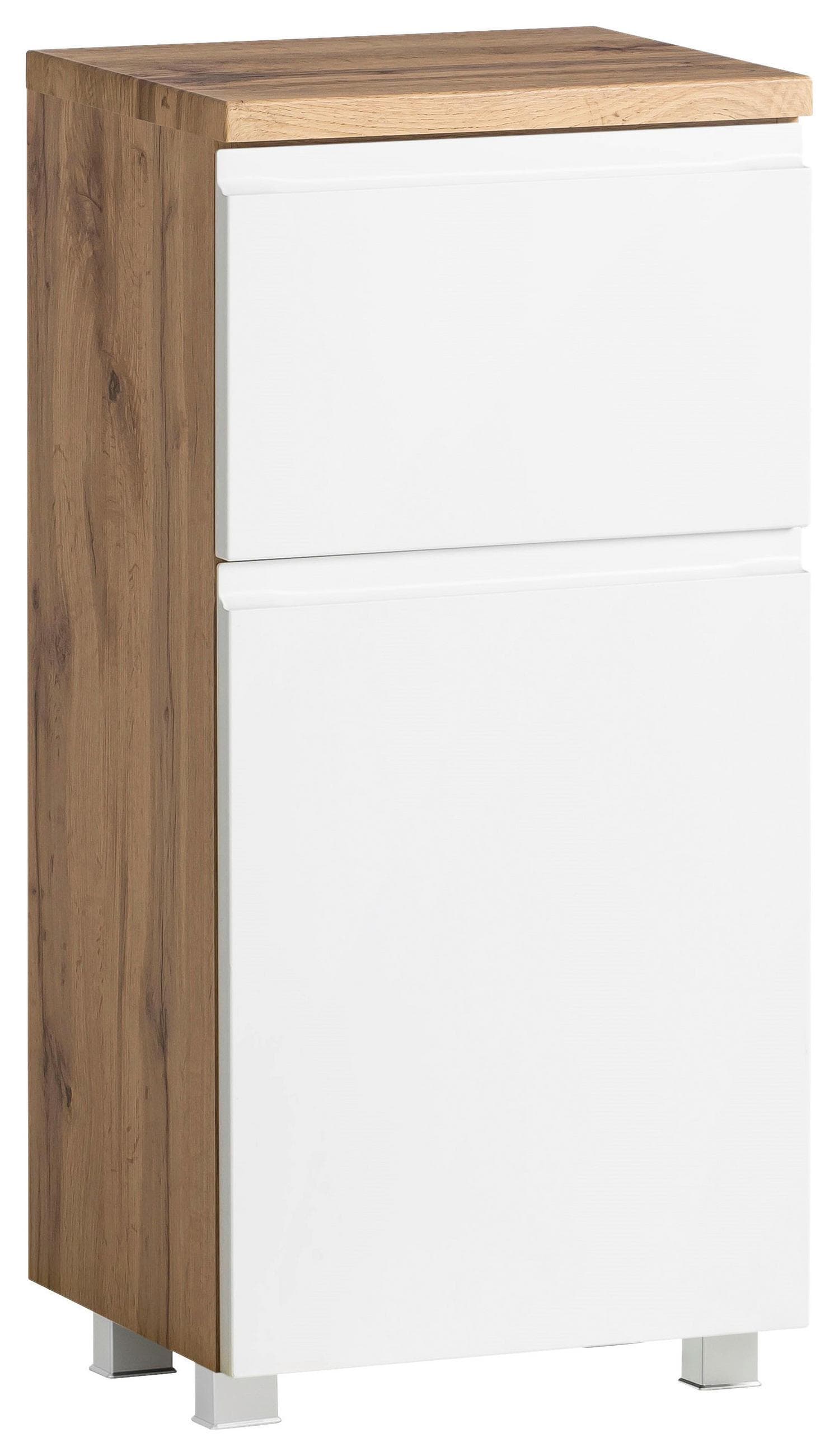Hängeschrank Varese Weiß/Eiche