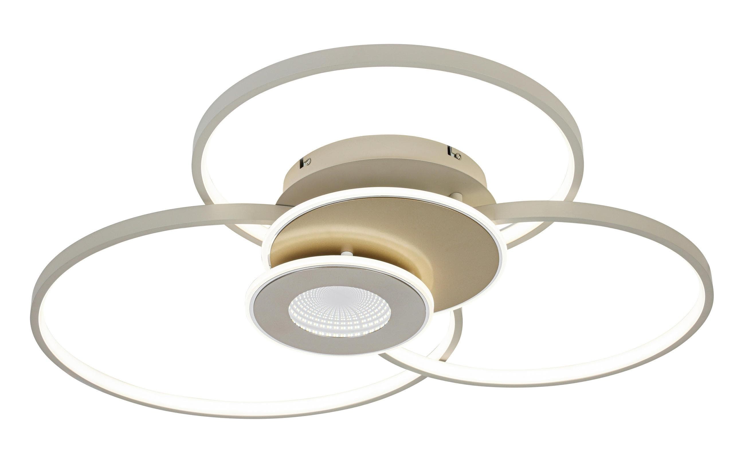 LED-Deckenleuchte Champagnerfarben 40 Watt Mömax