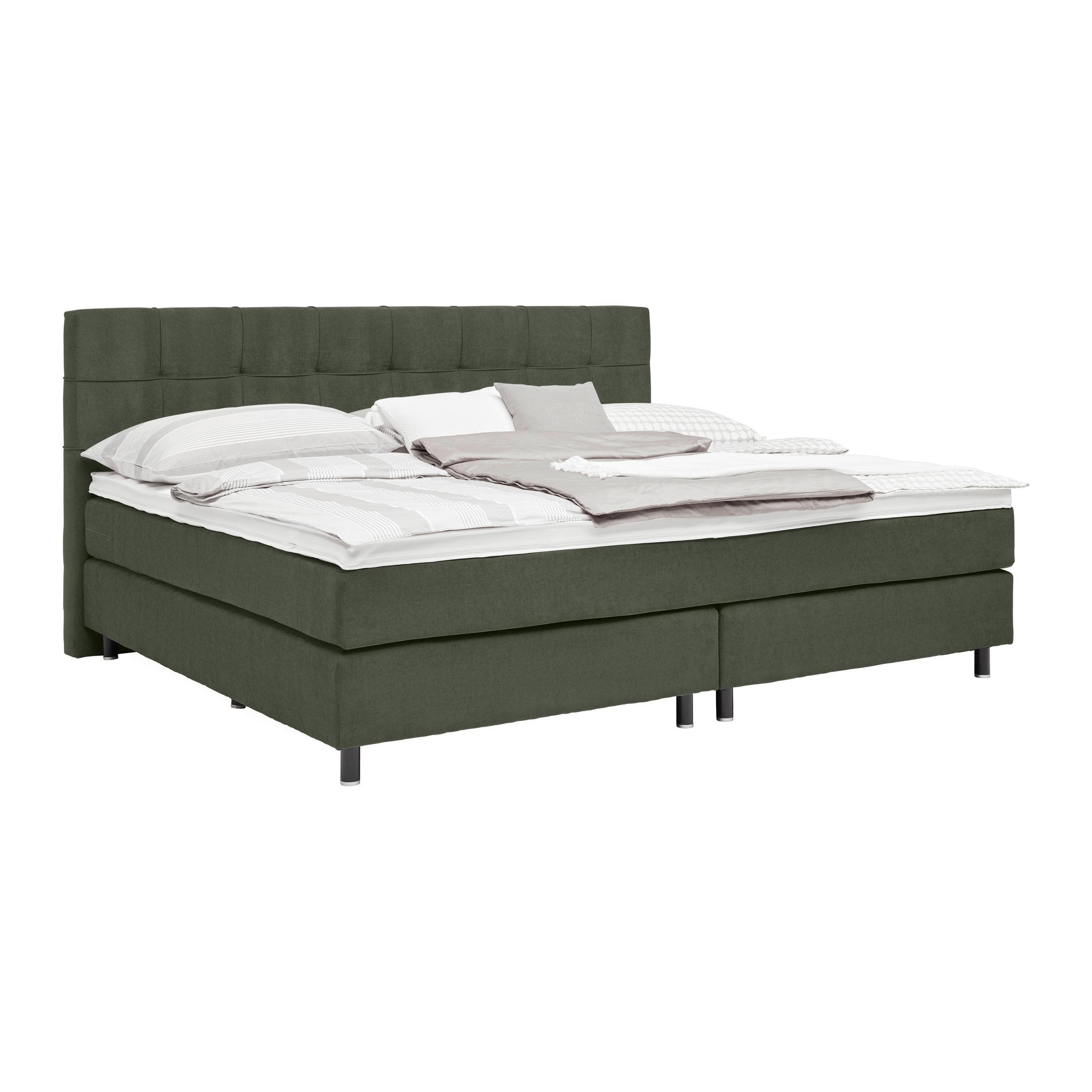 Boxspringbett Primo Dunkelgrün Mömax DE