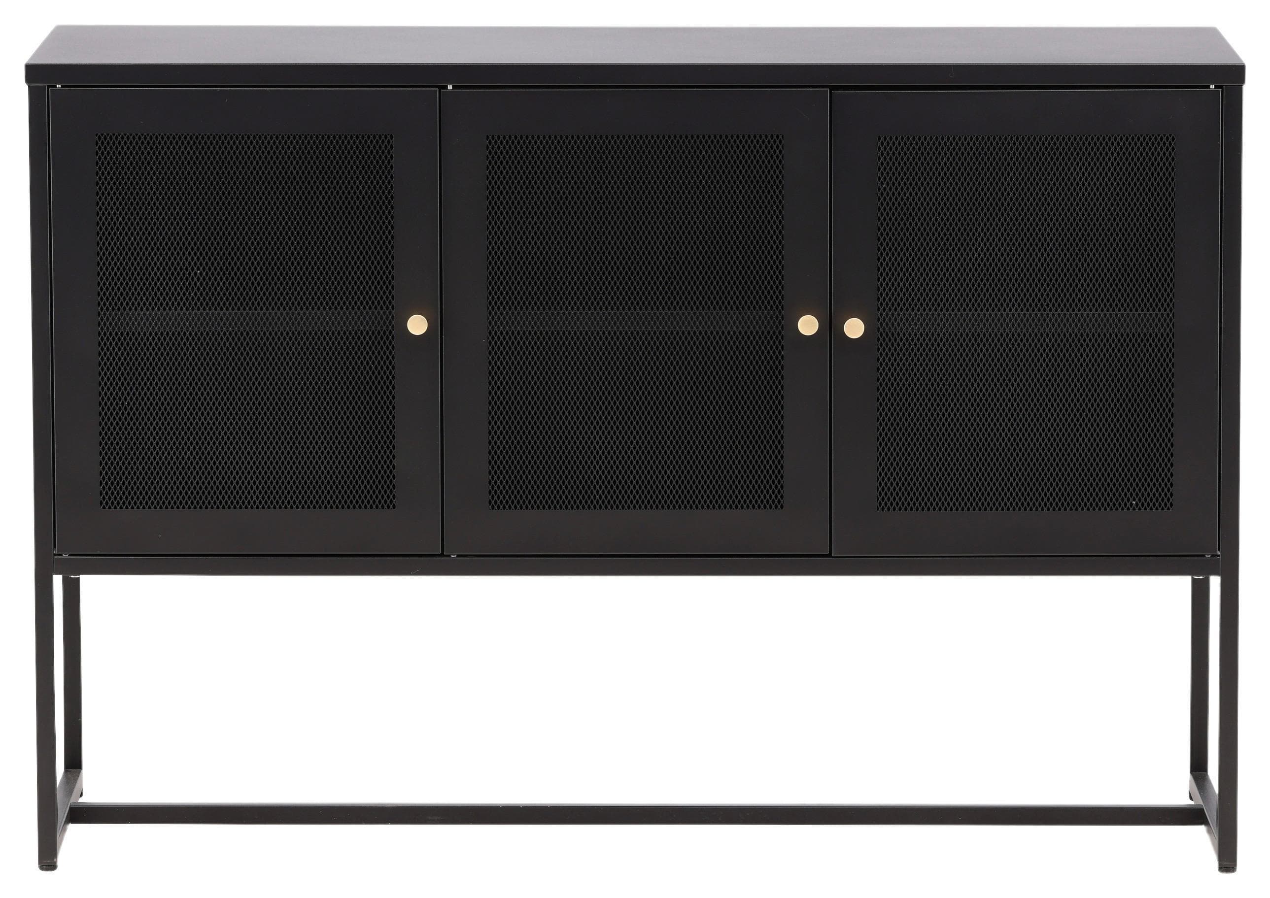 Sideboard Malla Schwarz Metall