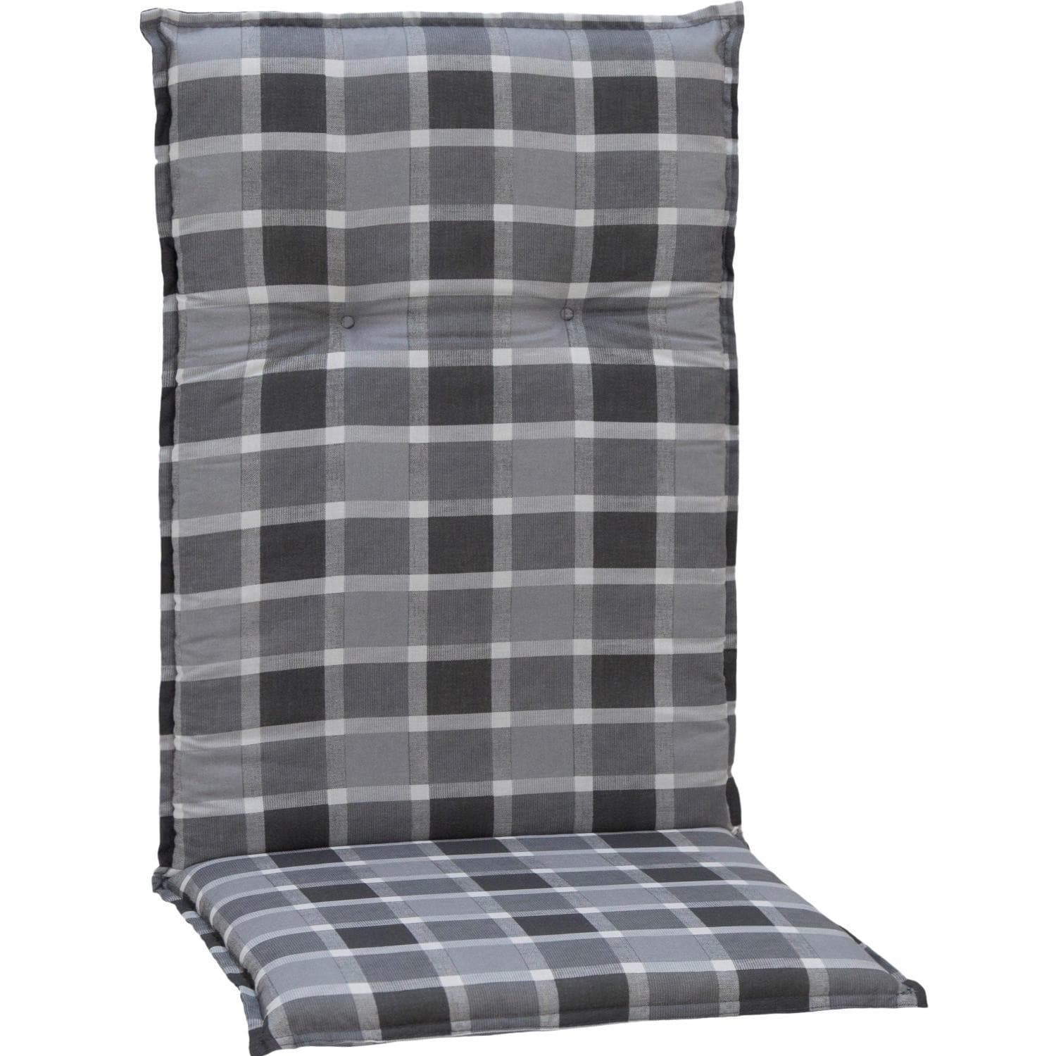Hochlehner Auflagen Belgrad 4er-Set Grau Textil