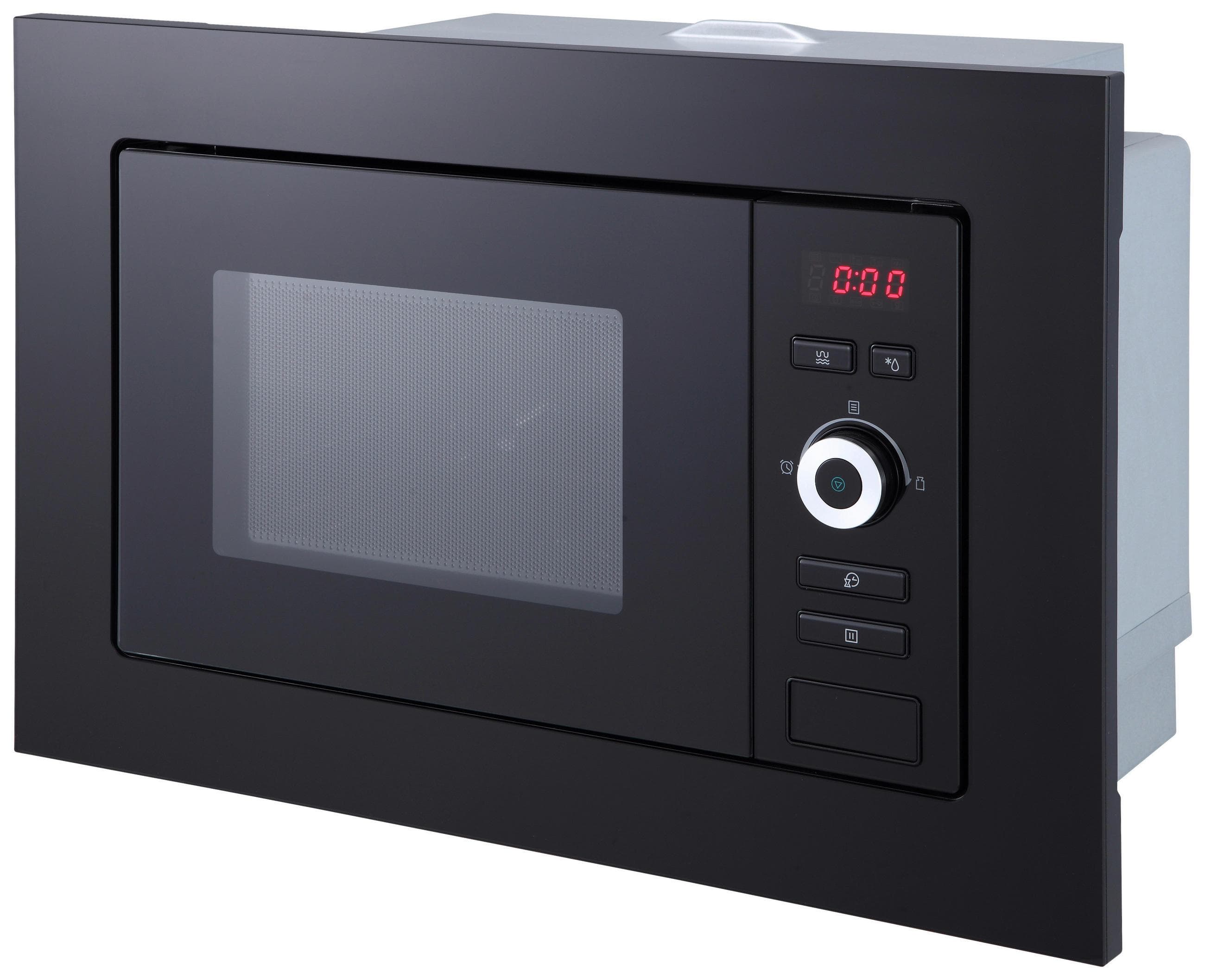 MW 800G Mikrowelle Schwarz 800W 1000W Grill