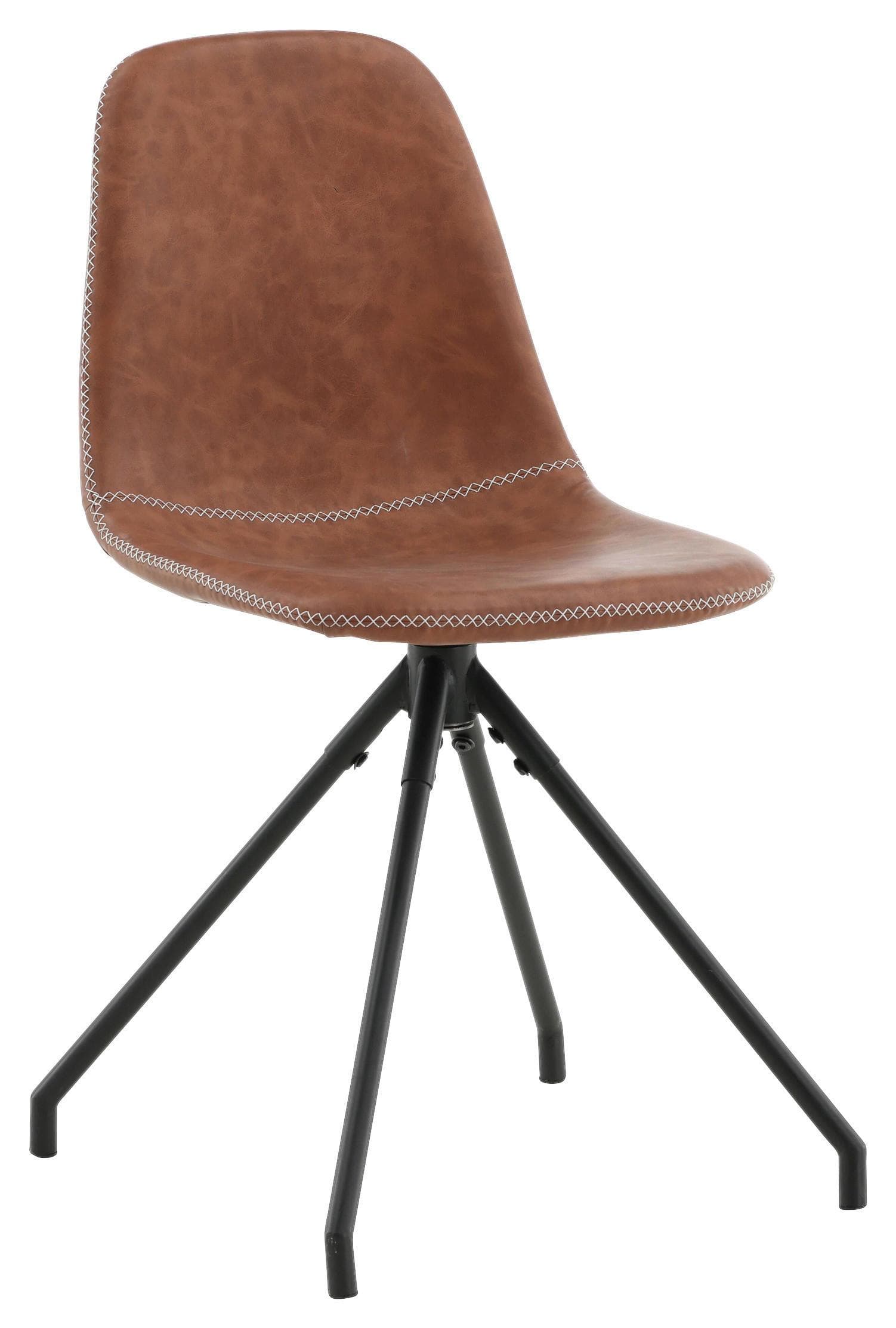 STUHL-SET POLAR Küchenstühle Schwarz Braun