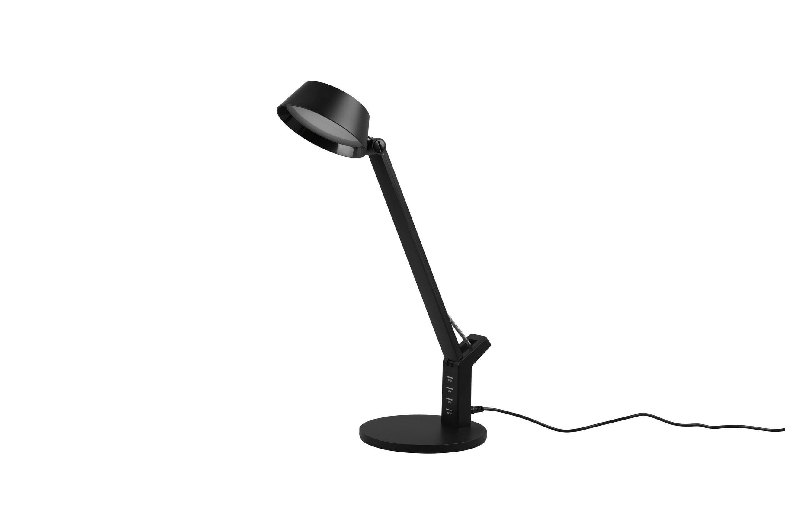Trio LED-Tischleuchte Ava mit Dimmfunktion, schwarz