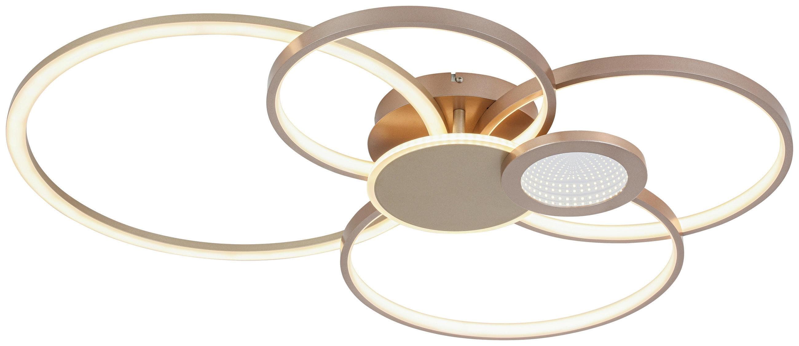 LED-Deckenleuchte Sejla Cappuccinofarben 40 Watt