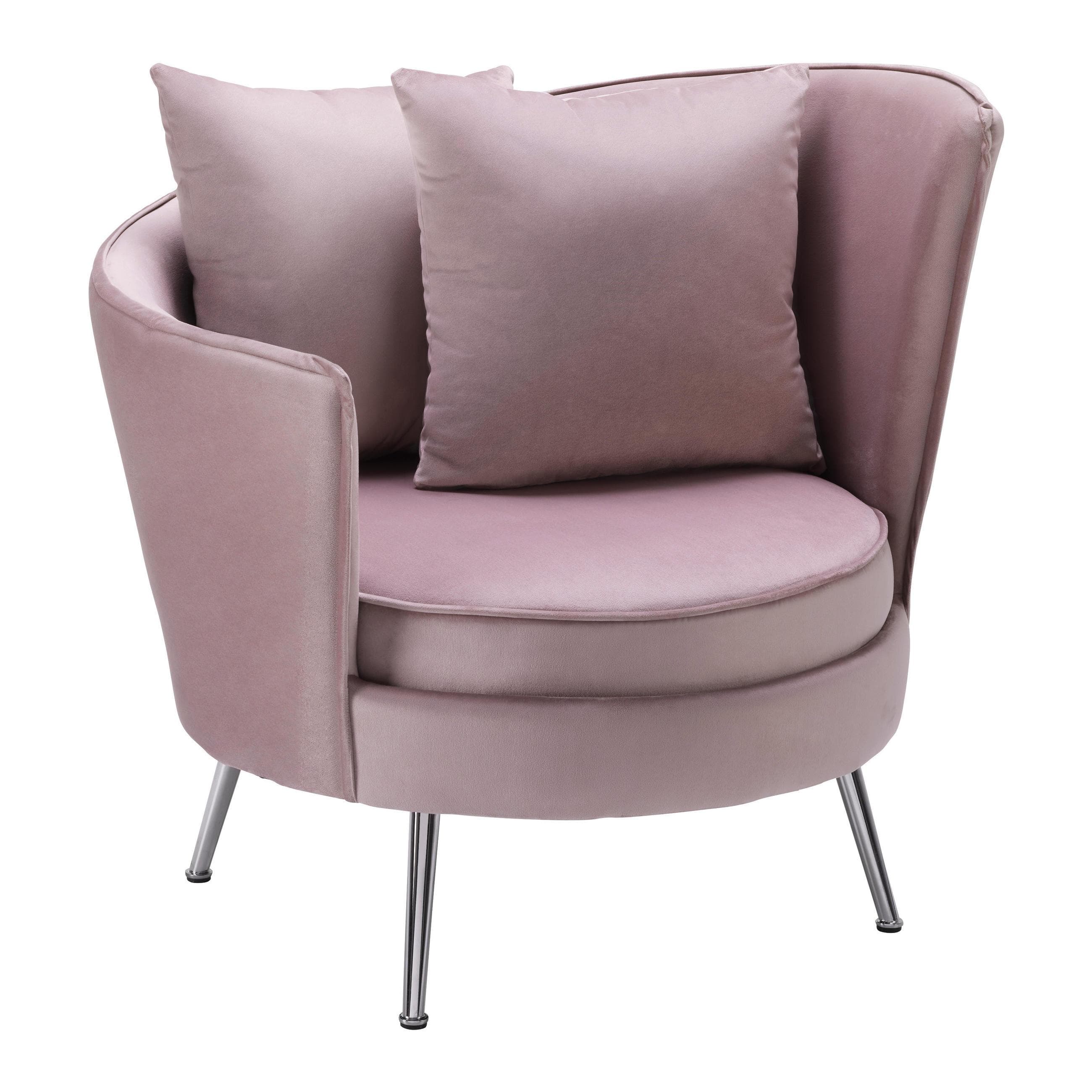 Sessel Cherie Rosa Samt