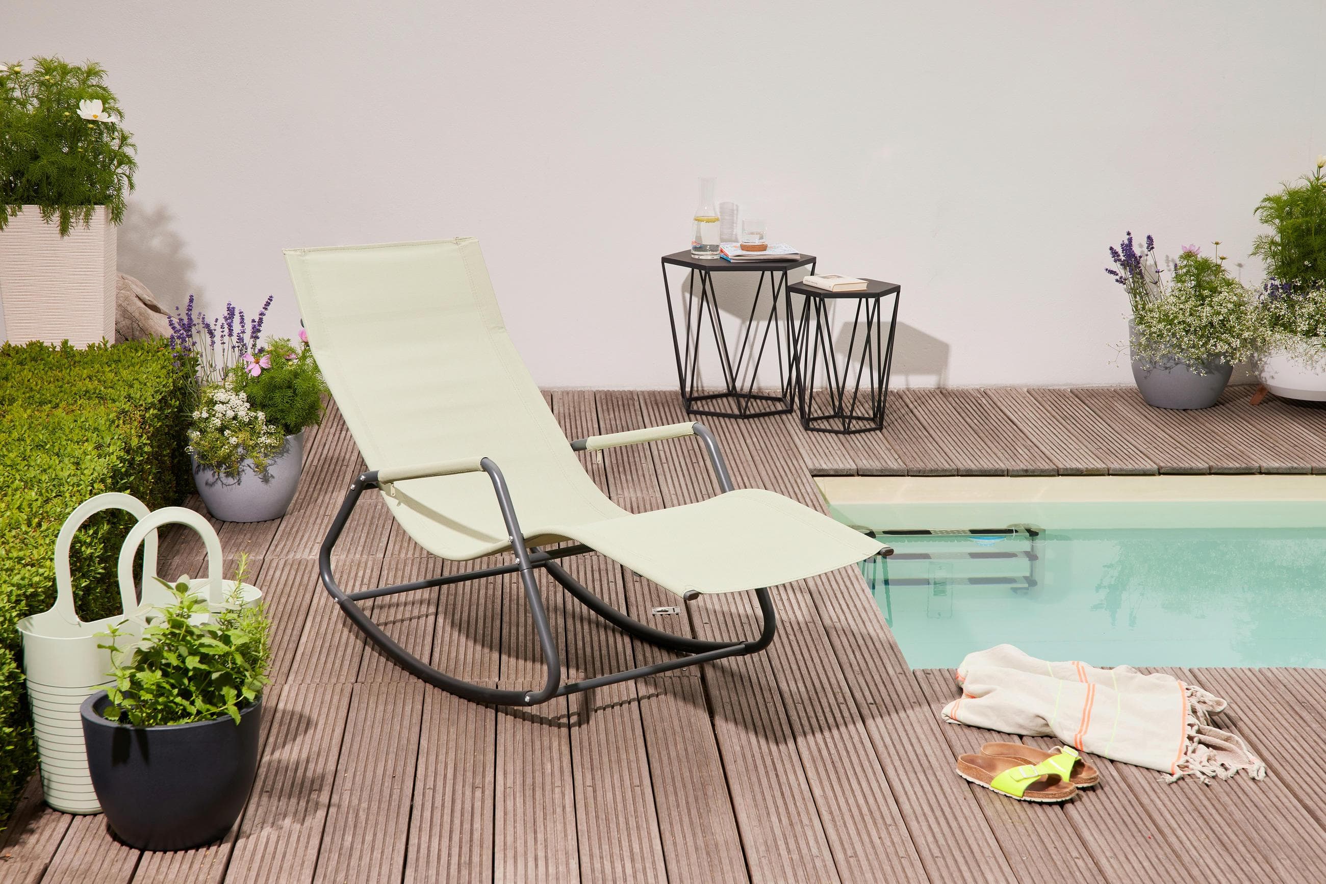Sienna Garden Relaxliege Grün