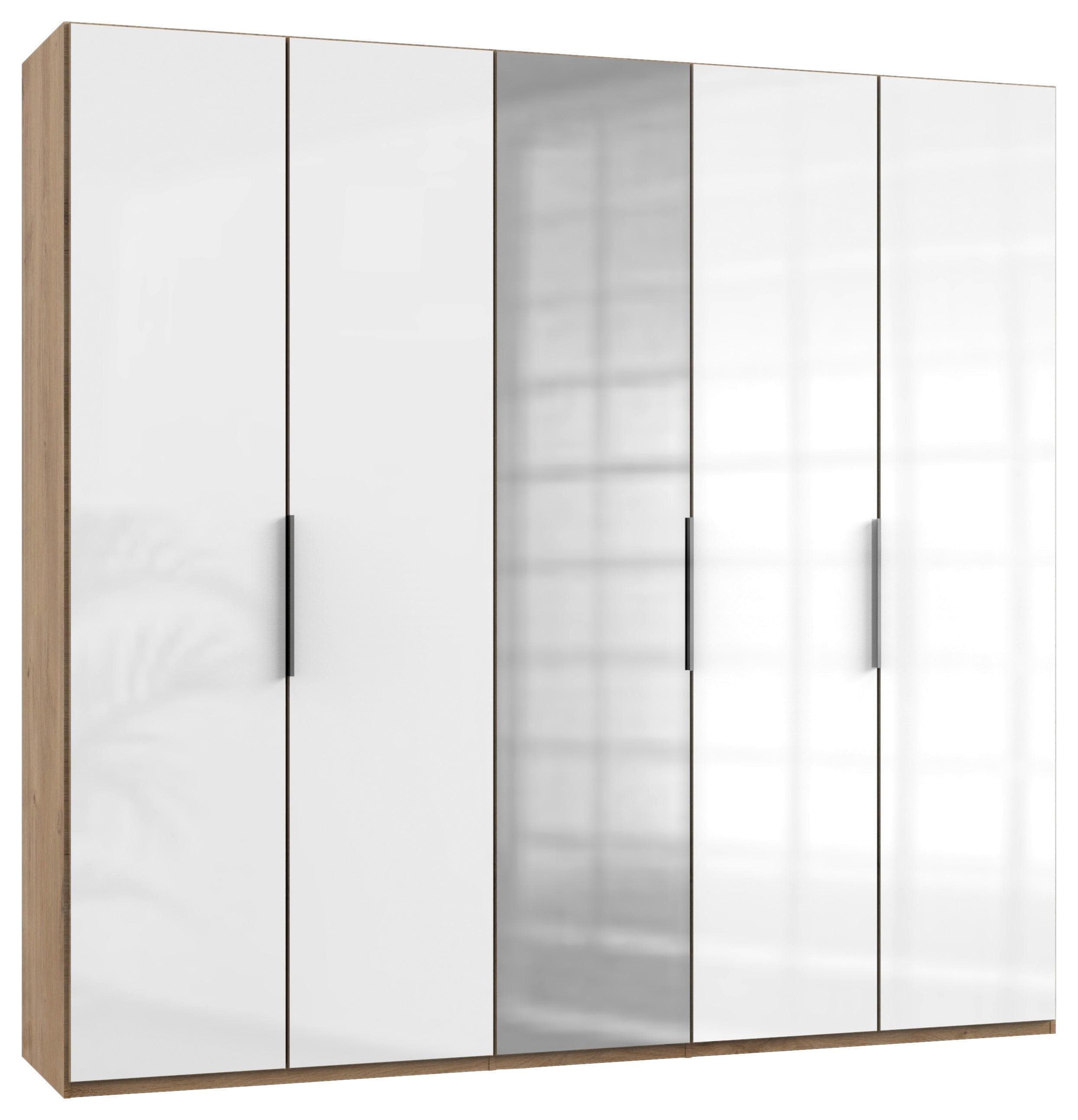 Drehtürenschrank Level 36D Eiche Weiß Mömax
