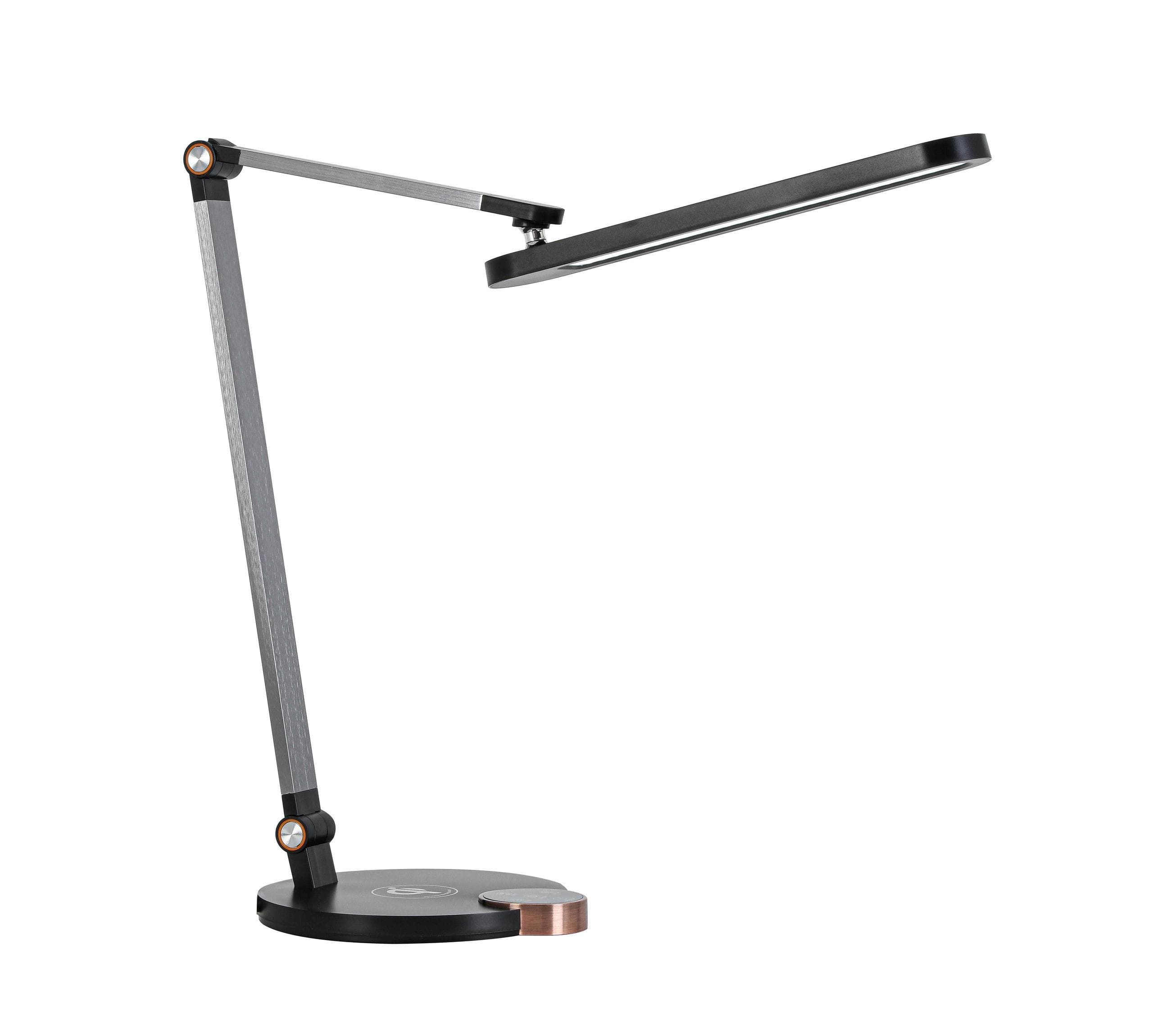 LED-Schreibtischleuchte Rink Schwarz/Alu/Kupfer max. 10 Watt