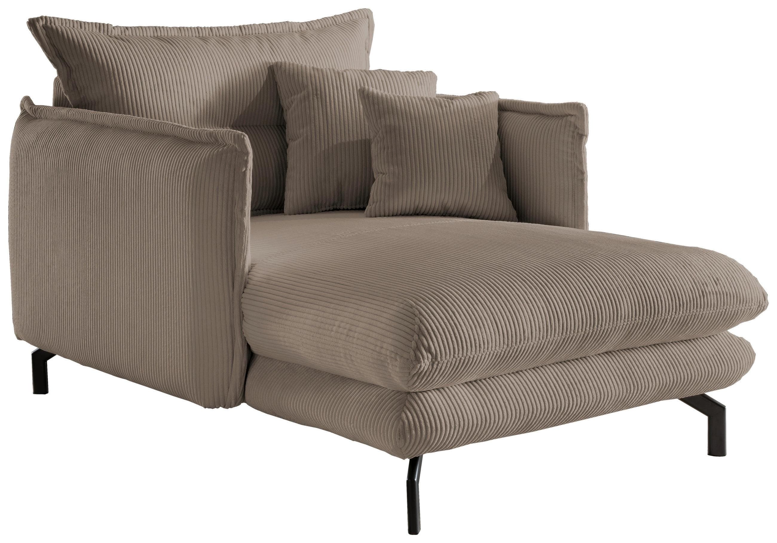 Relaxsessel Lava Graubraun Cord Mömax DE