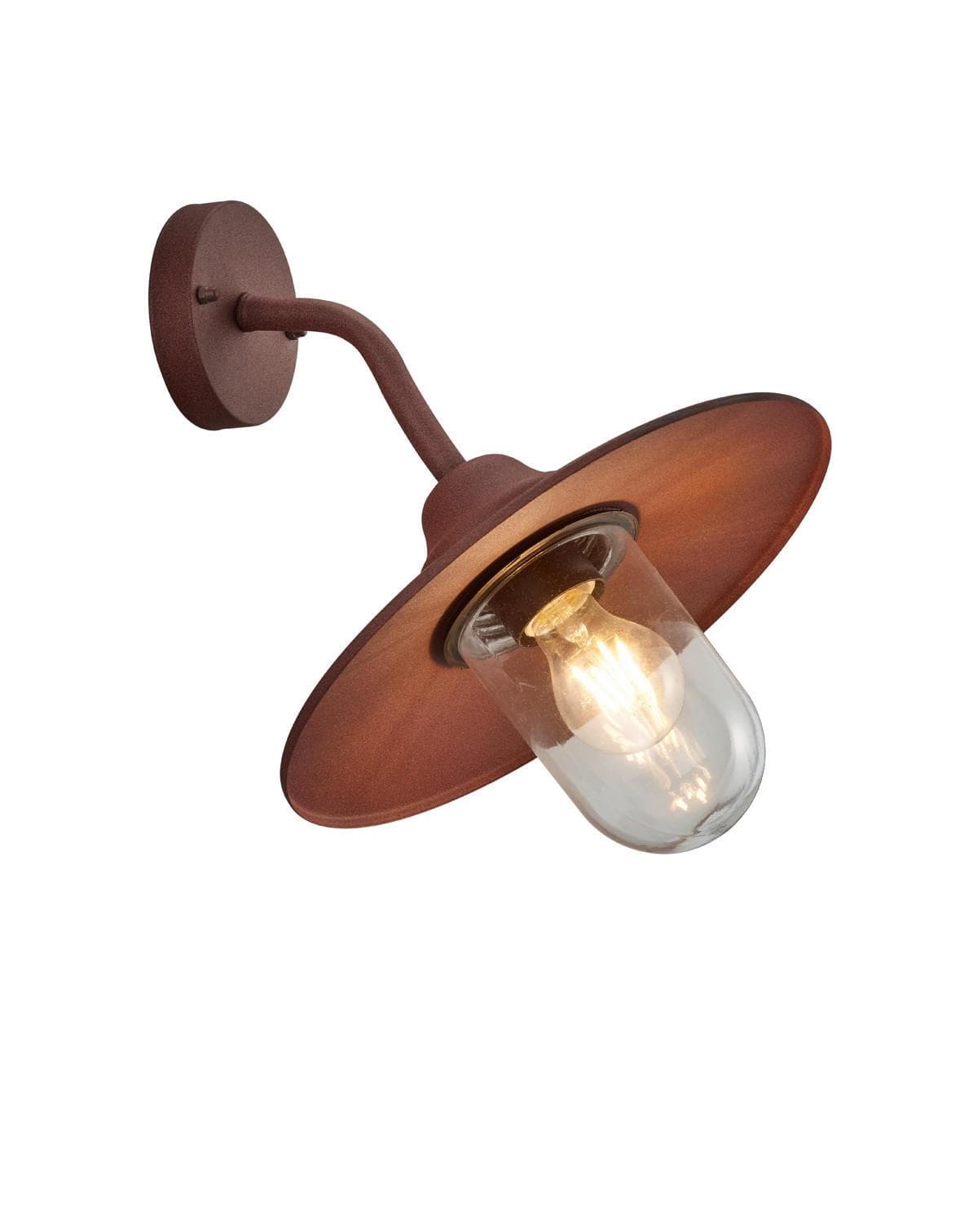 Wandleuchte Brenta Rostfarben 40 Watt Wandlampe