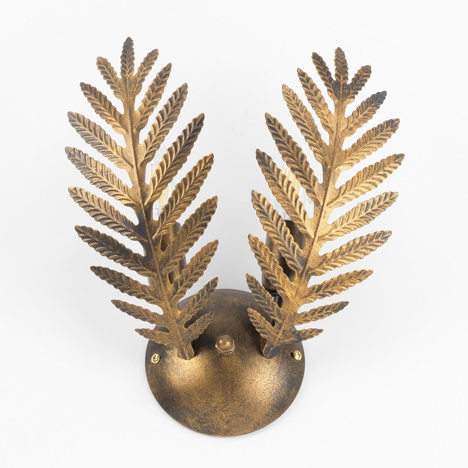 Wandleuchte Felce Bronzo Bronzefarben Wandlampe