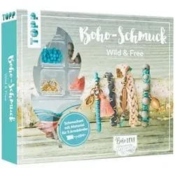 Boho-Schmuckset Wild & Free Türkis/Lachs