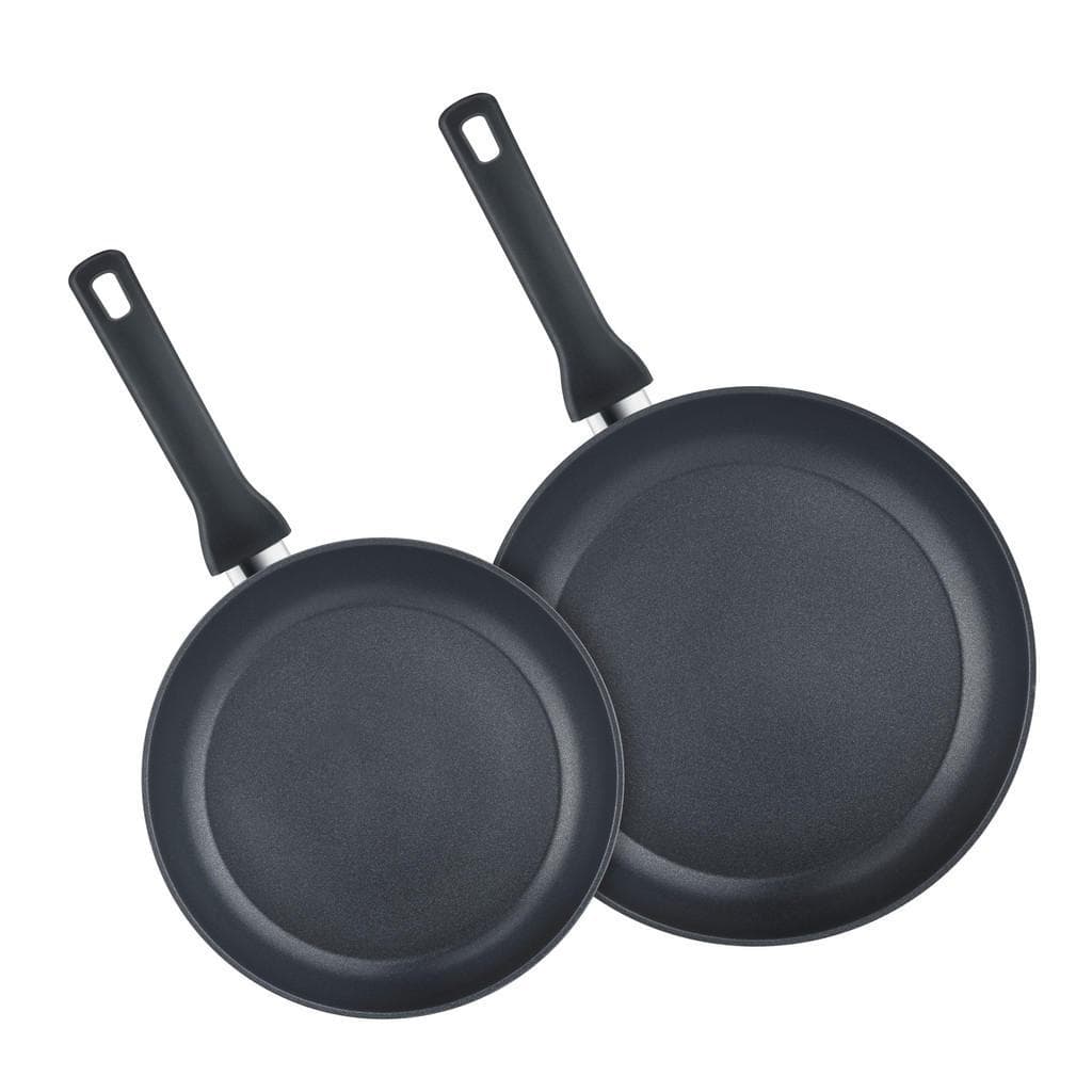 Berndes Pfannenset Firenza Schwarz Metall 2-teilig kratzfest