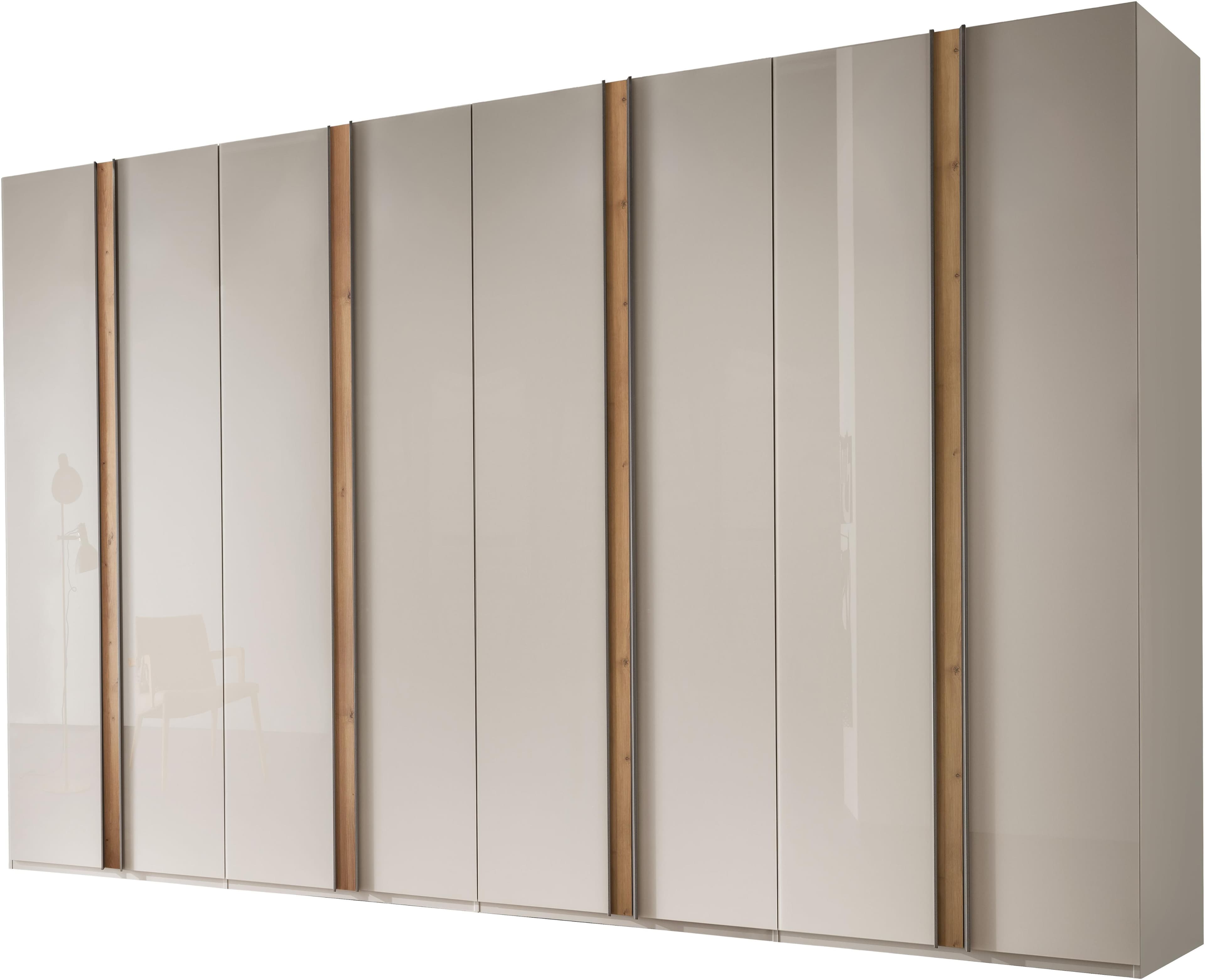 WIEMANN Lagos Kleiderschrank Champagner Glas Modern
