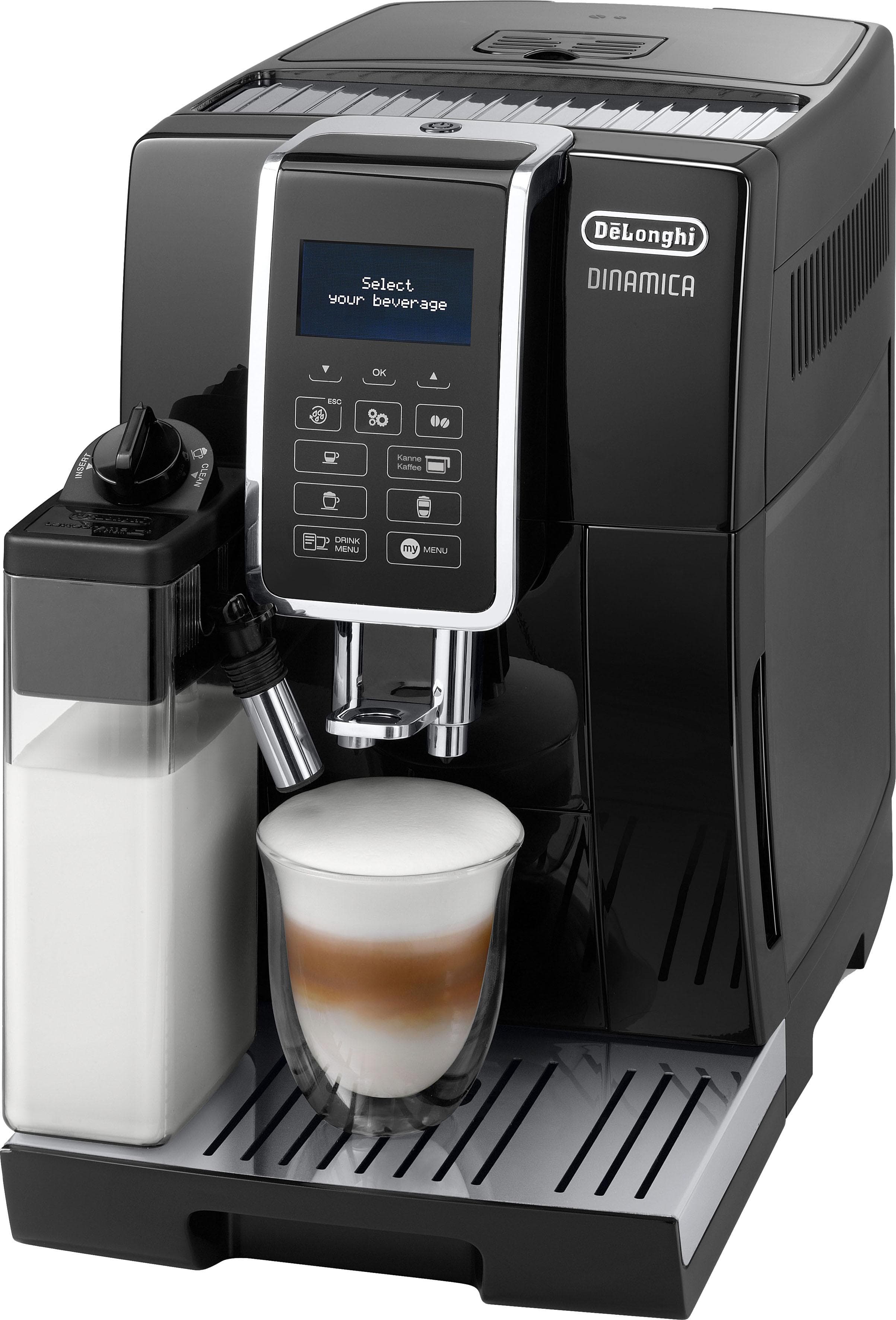 De'Longhi Kaffeevollautomat Dinamica ECAM356.57.B Schwarz