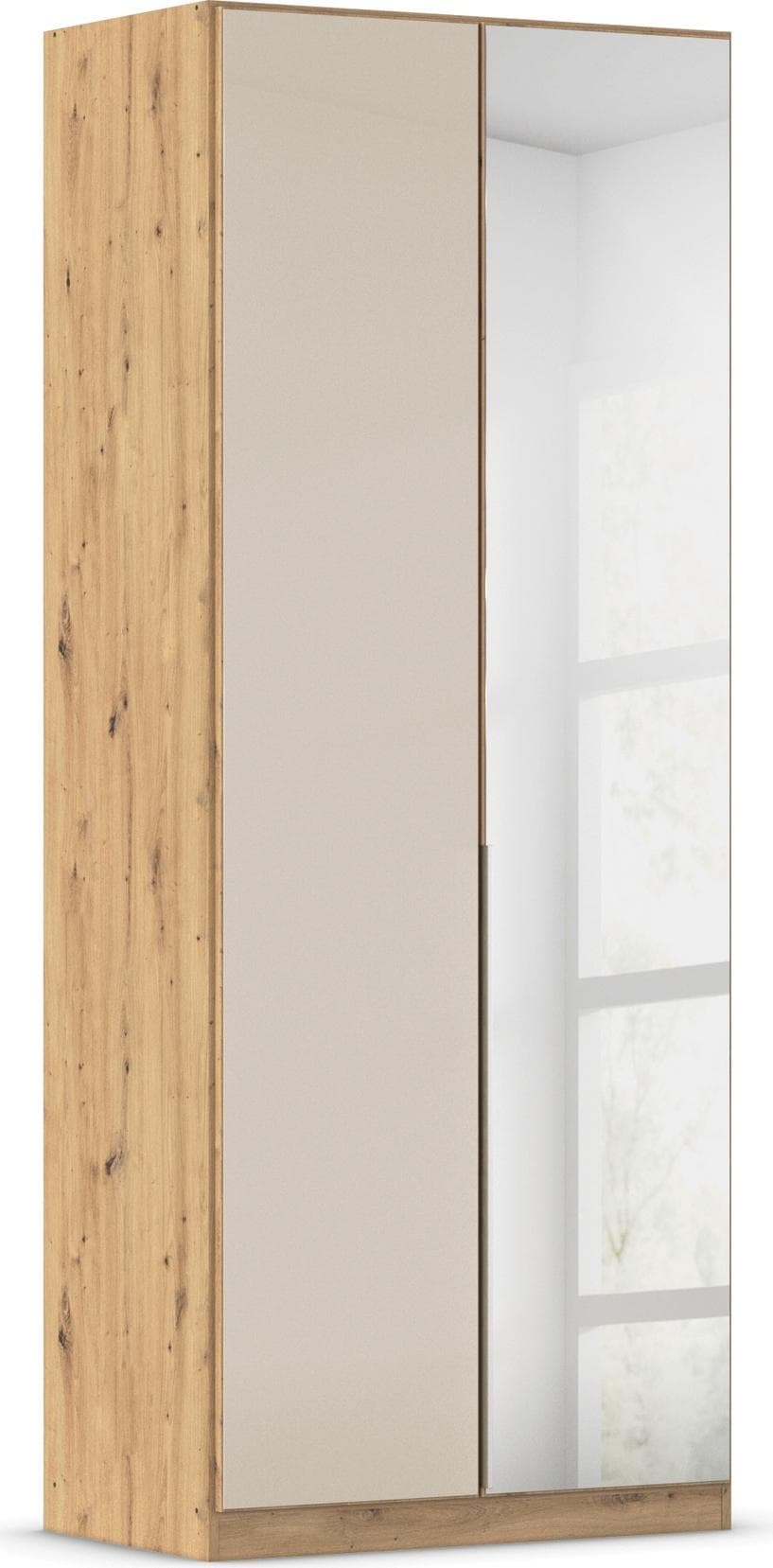 OTTO HOME Drehtürenschrank AGORDO mit Glasfront Beige
