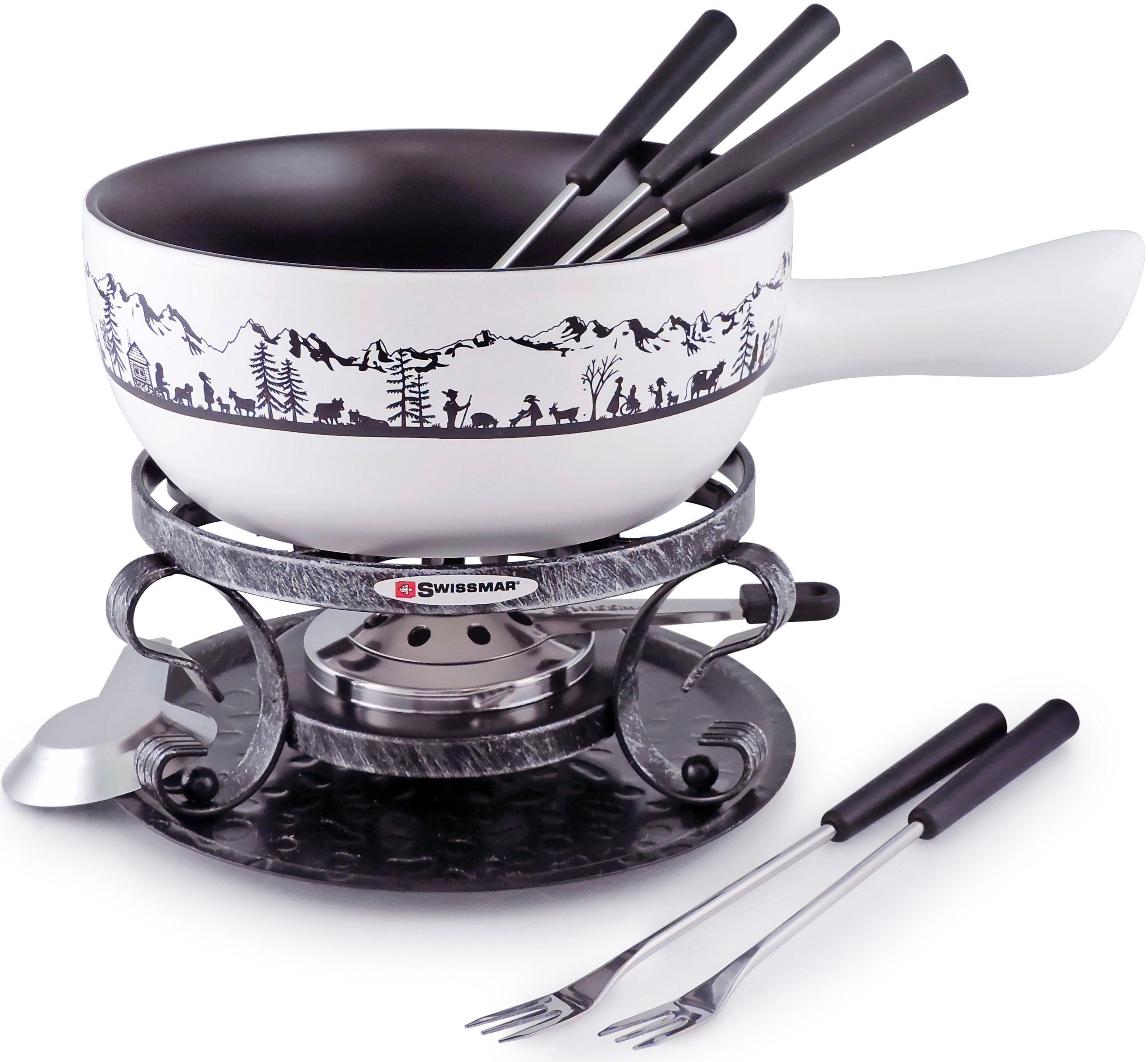 Fondue SWISSMAR "Heidi" Weiß Keramik