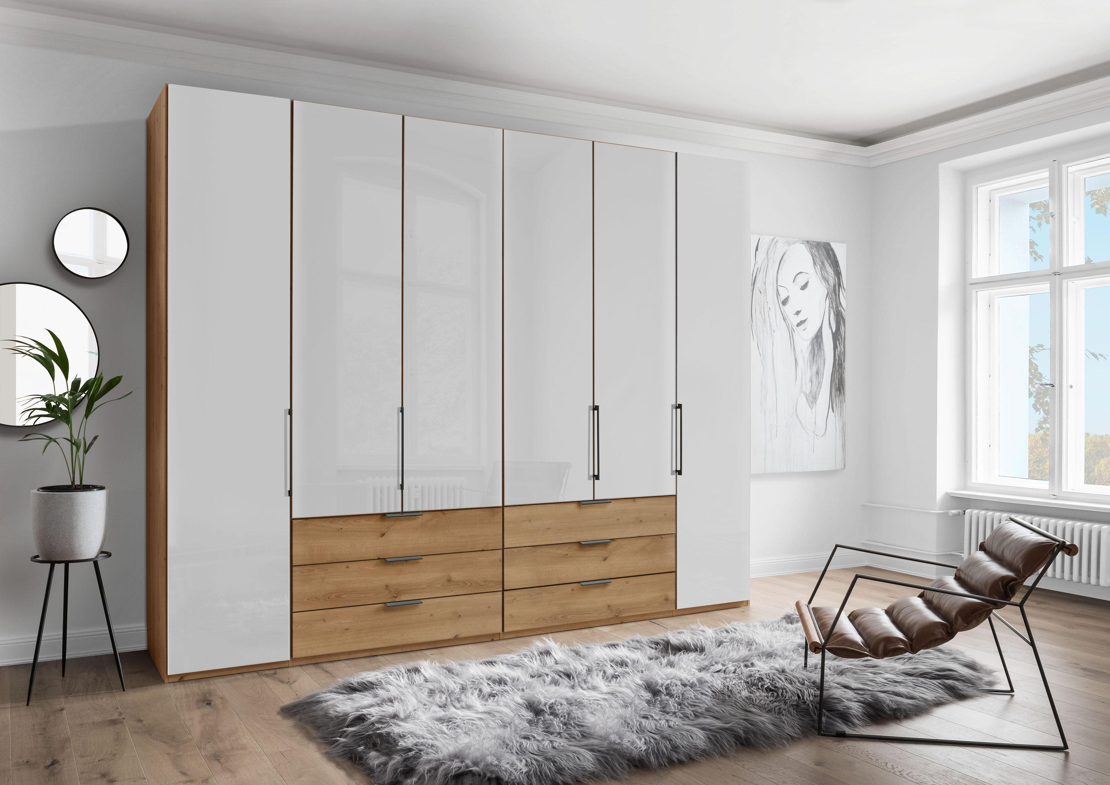 WIEMANN Drehtürenschrank Monaco mit Glasfront und Dämpfung