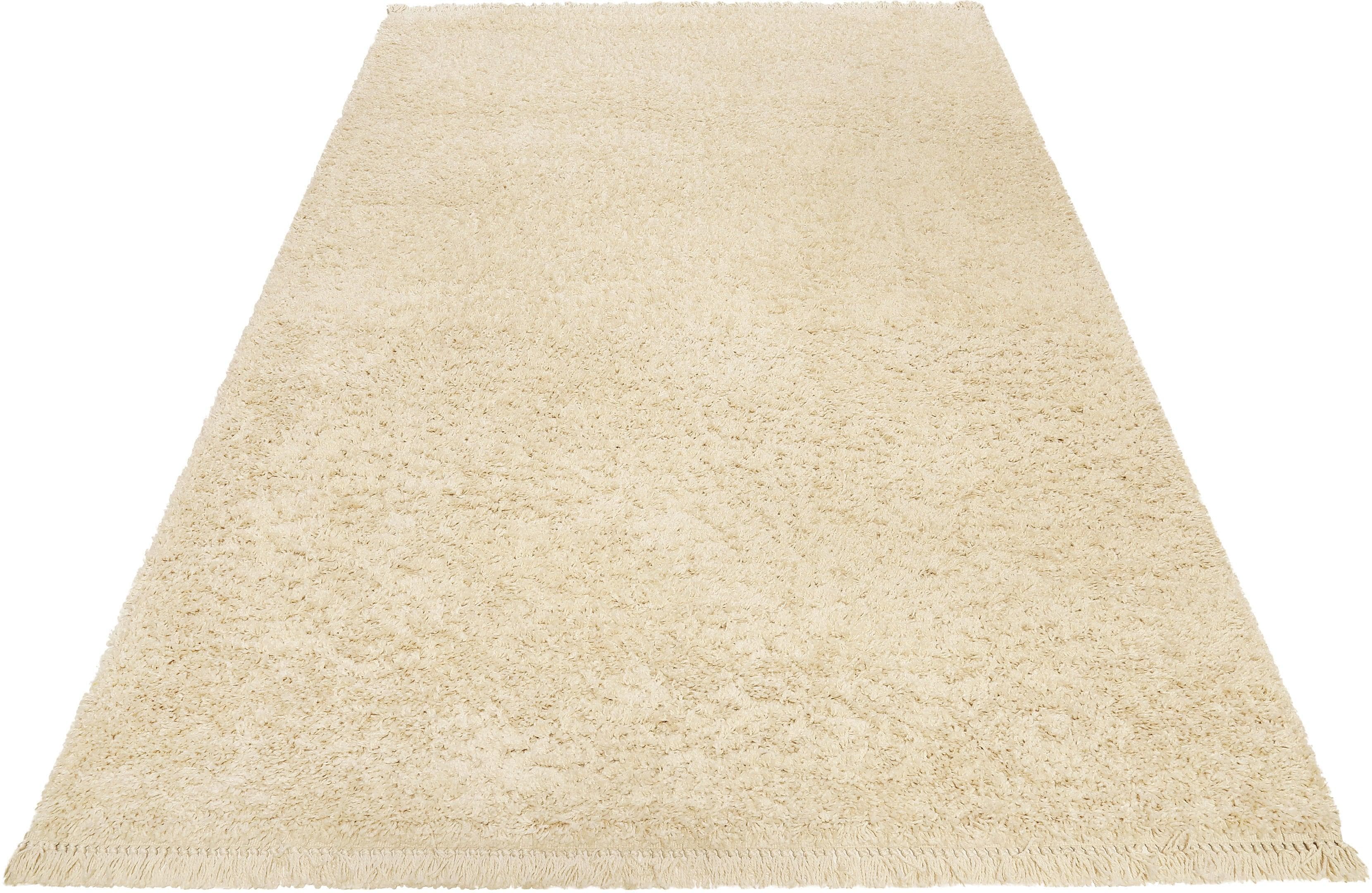 ESPRIT Hochflor-Teppich Dantep Beige/Creme Langflor Shaggy