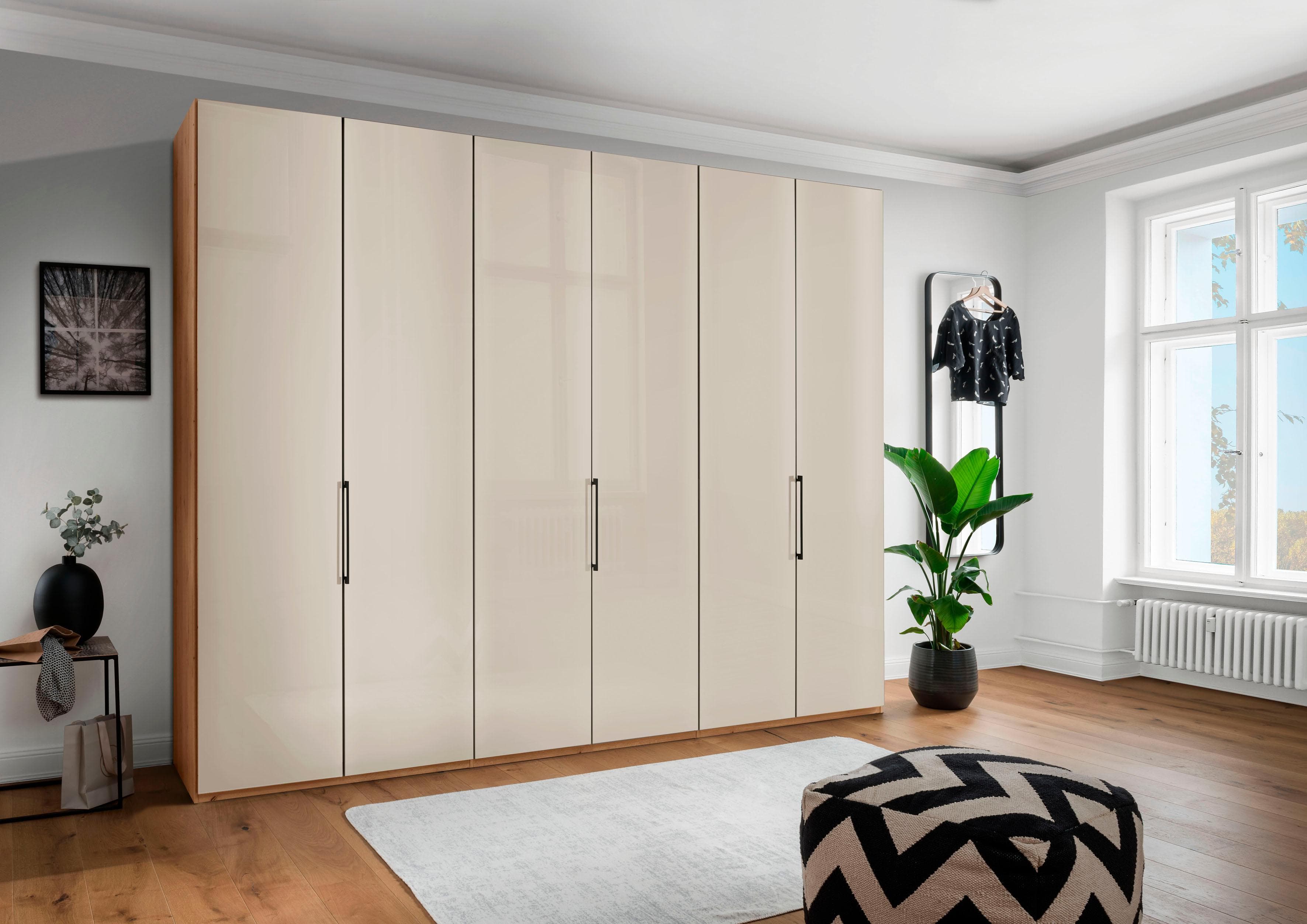 WIEMANN Kleiderschrank Monaco mit Glasfront und Türdämpfung