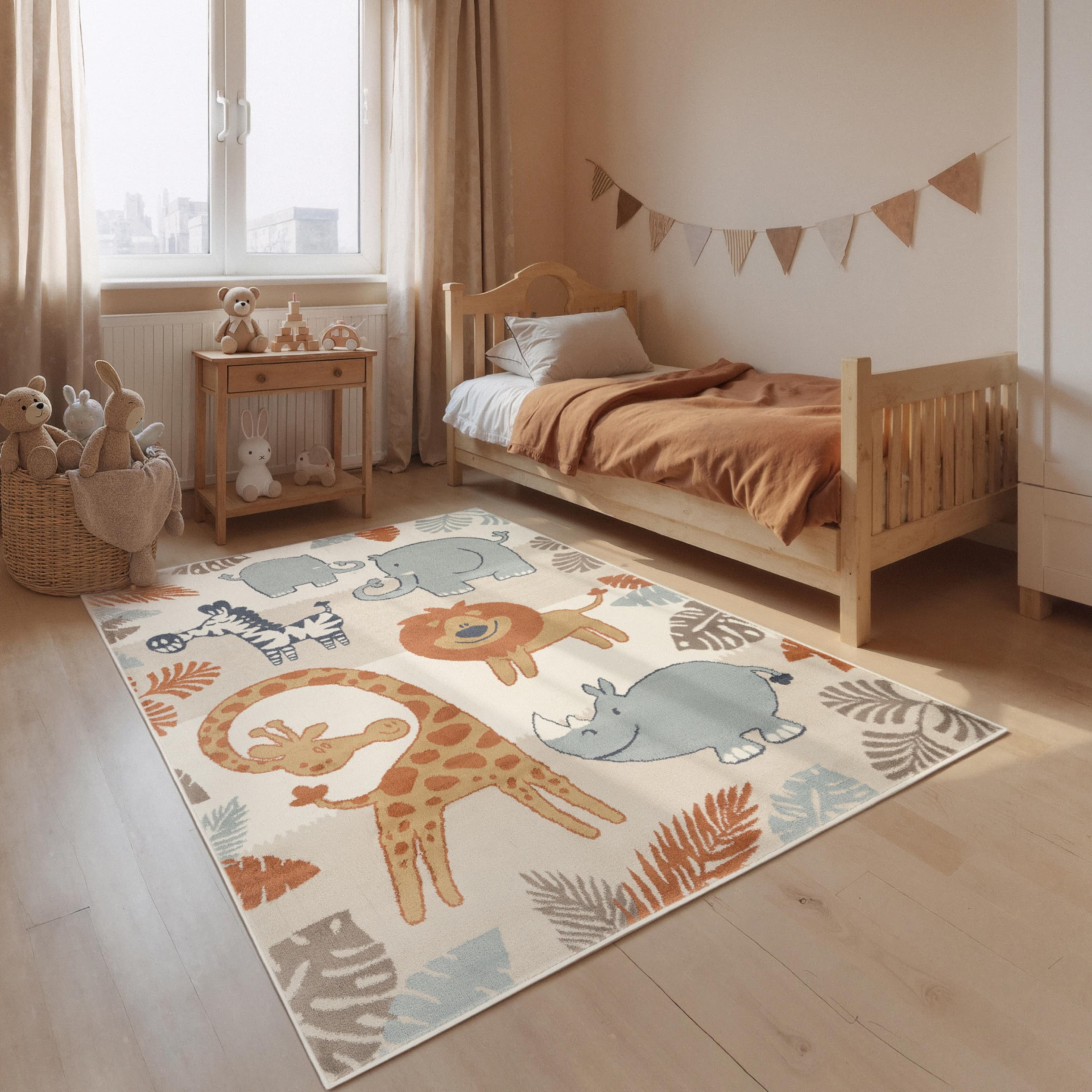 Kinderteppich HANSE HOME Savanna Creme Multifarben