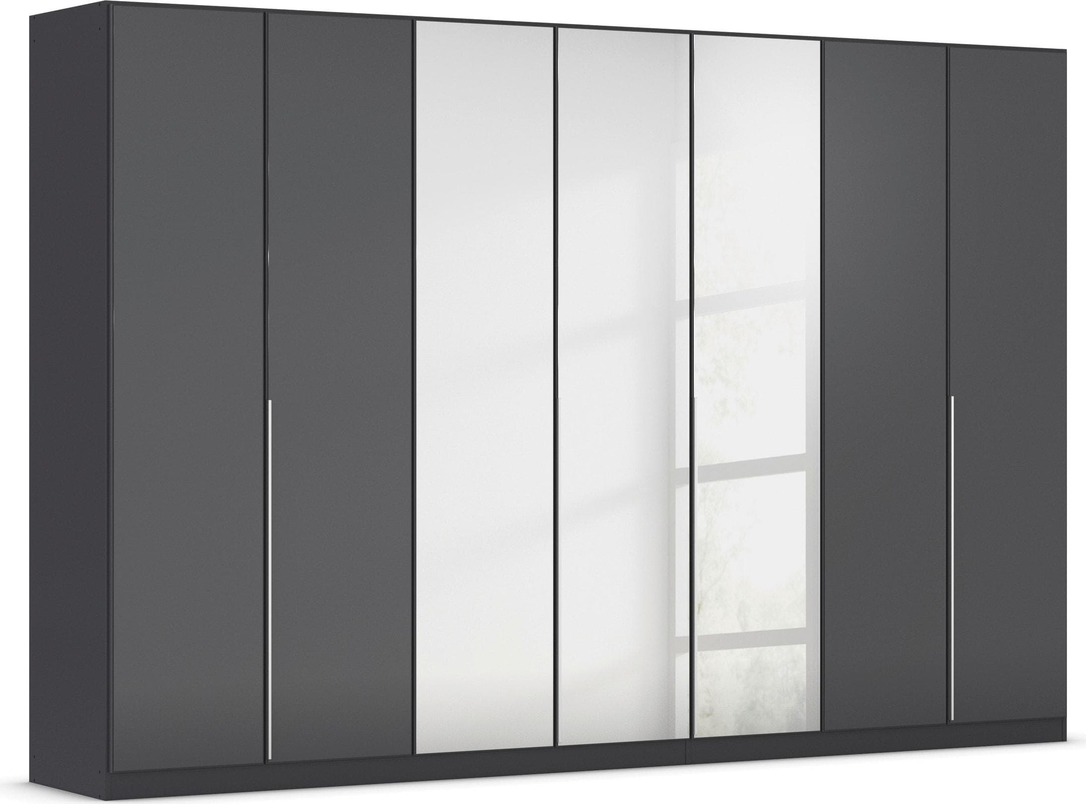 Rauch AGORDO Drehtürenschrank mit Glasfront und Spiegel