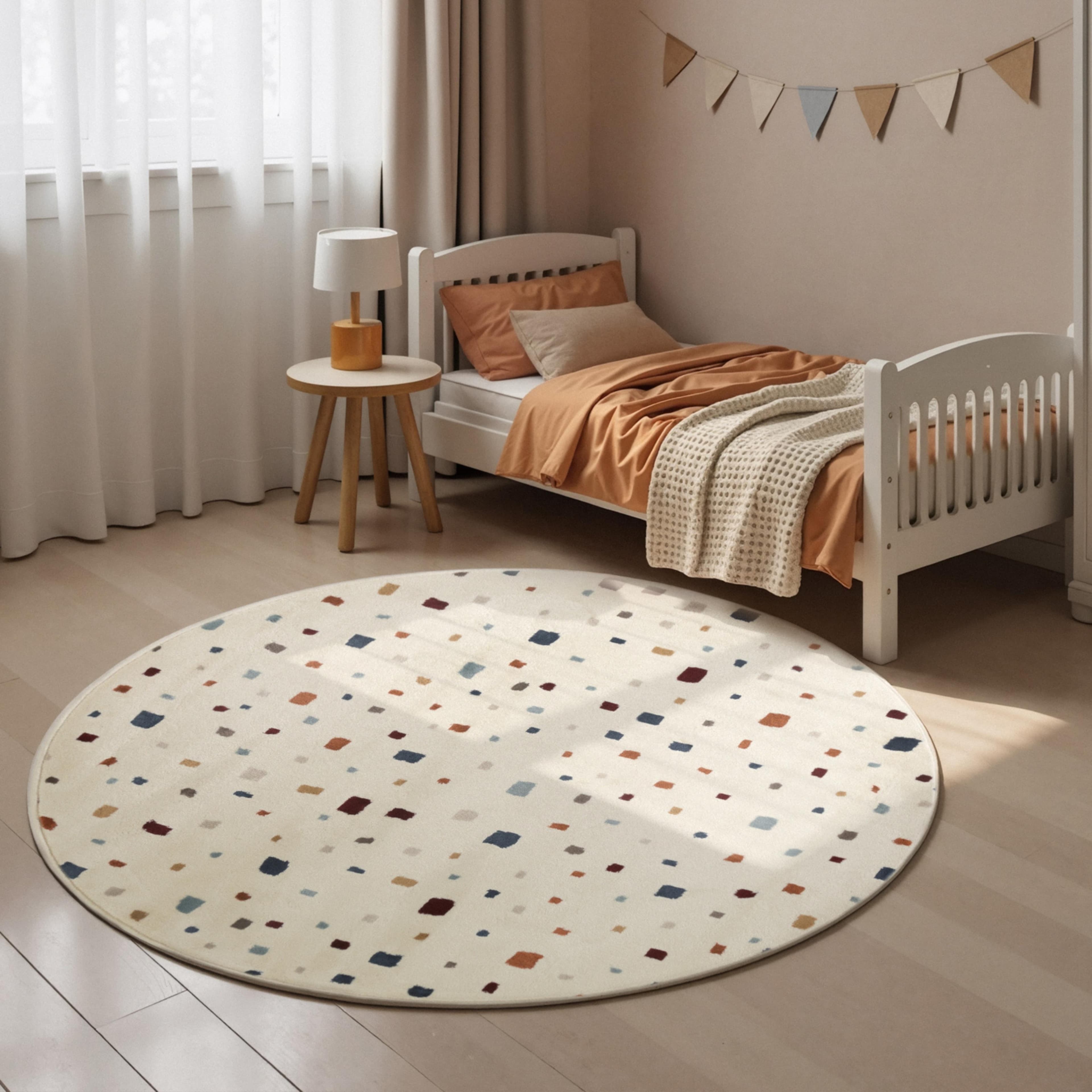 Kinderteppich HANSE HOME Funny Squares Creme Multifarben