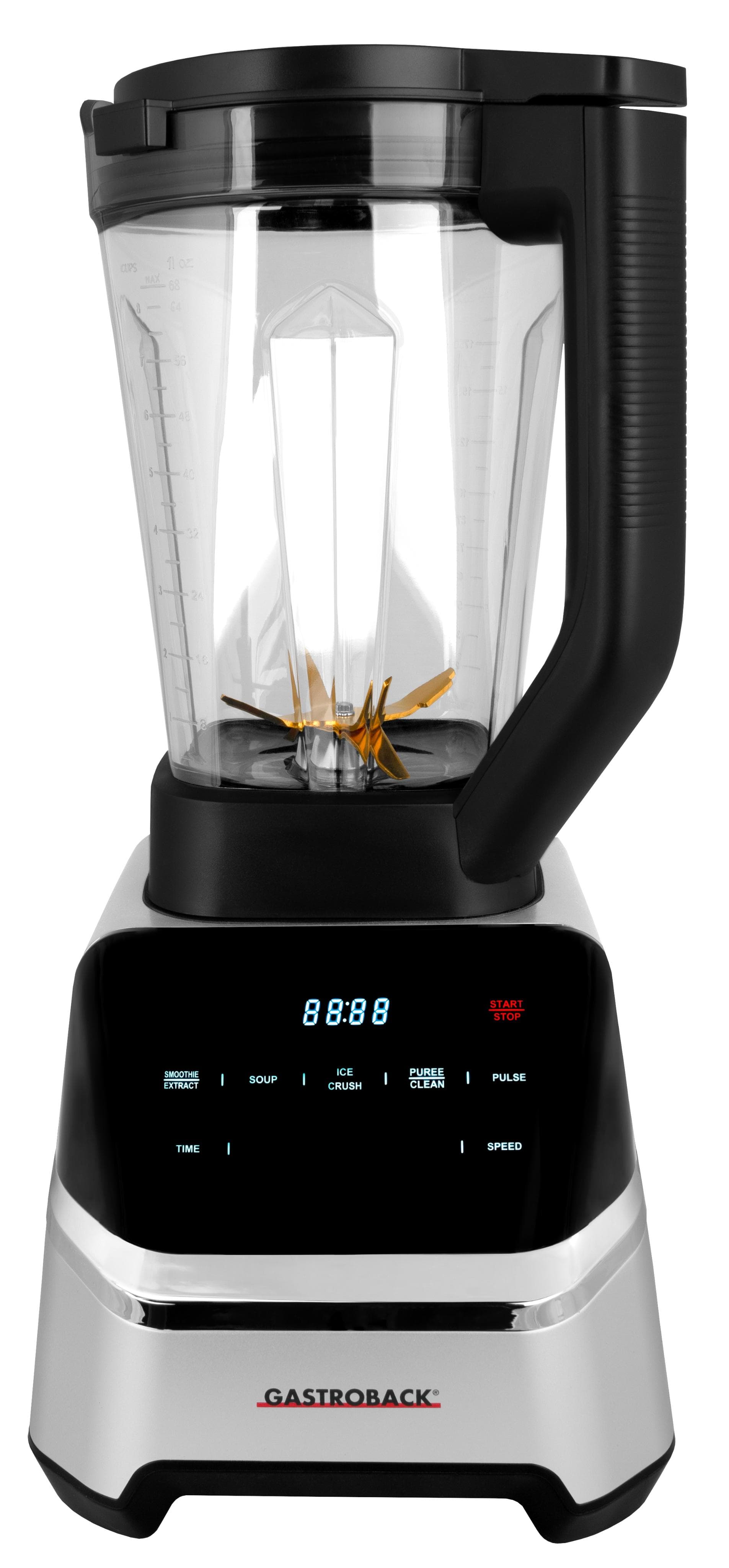 Gastroback Standmixer 2000W Multi-Power Mix & Soup Schwarz/Silber