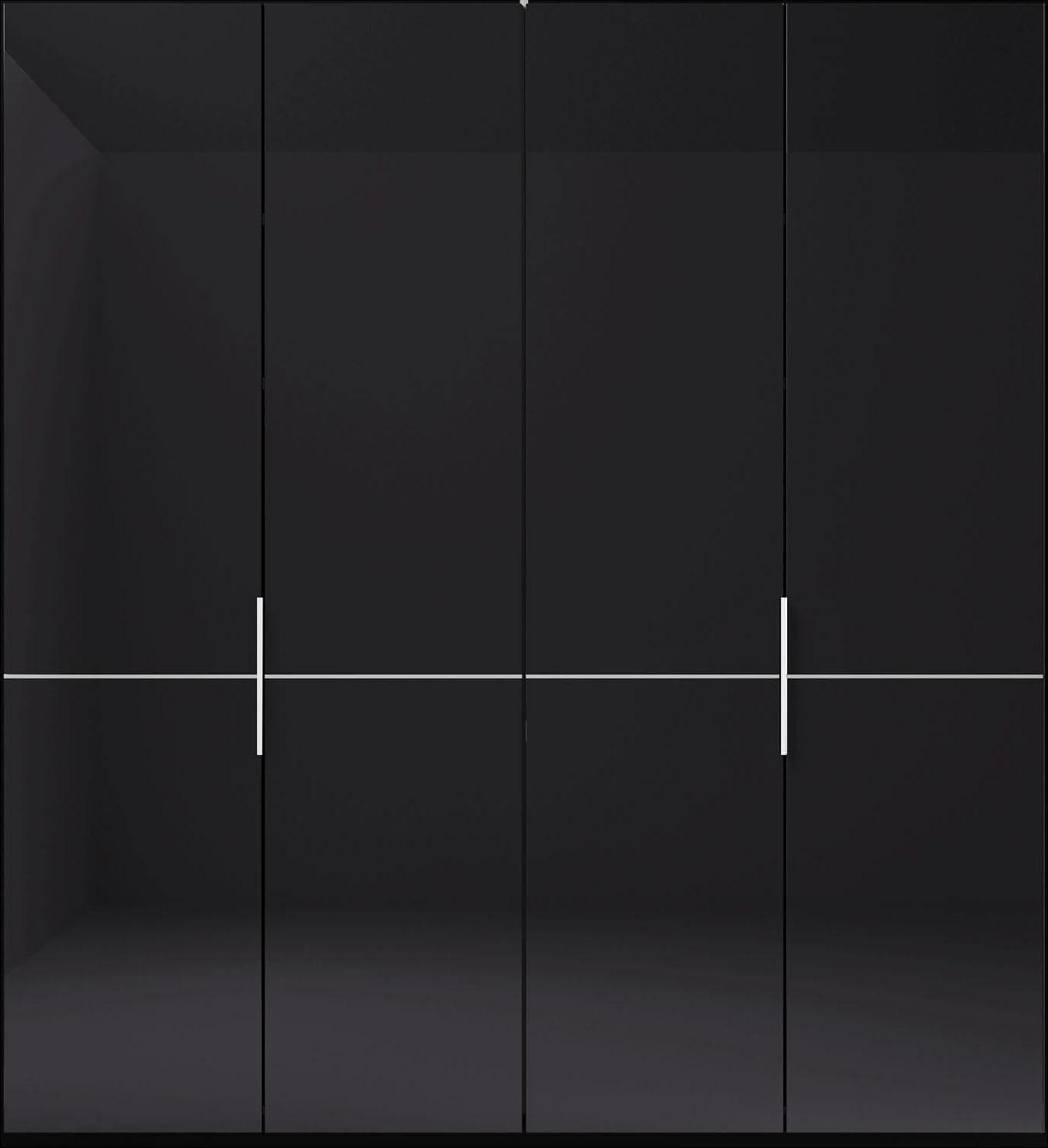 MUSTERRING Kleiderschrank Imola W Graphit mit Glastüren