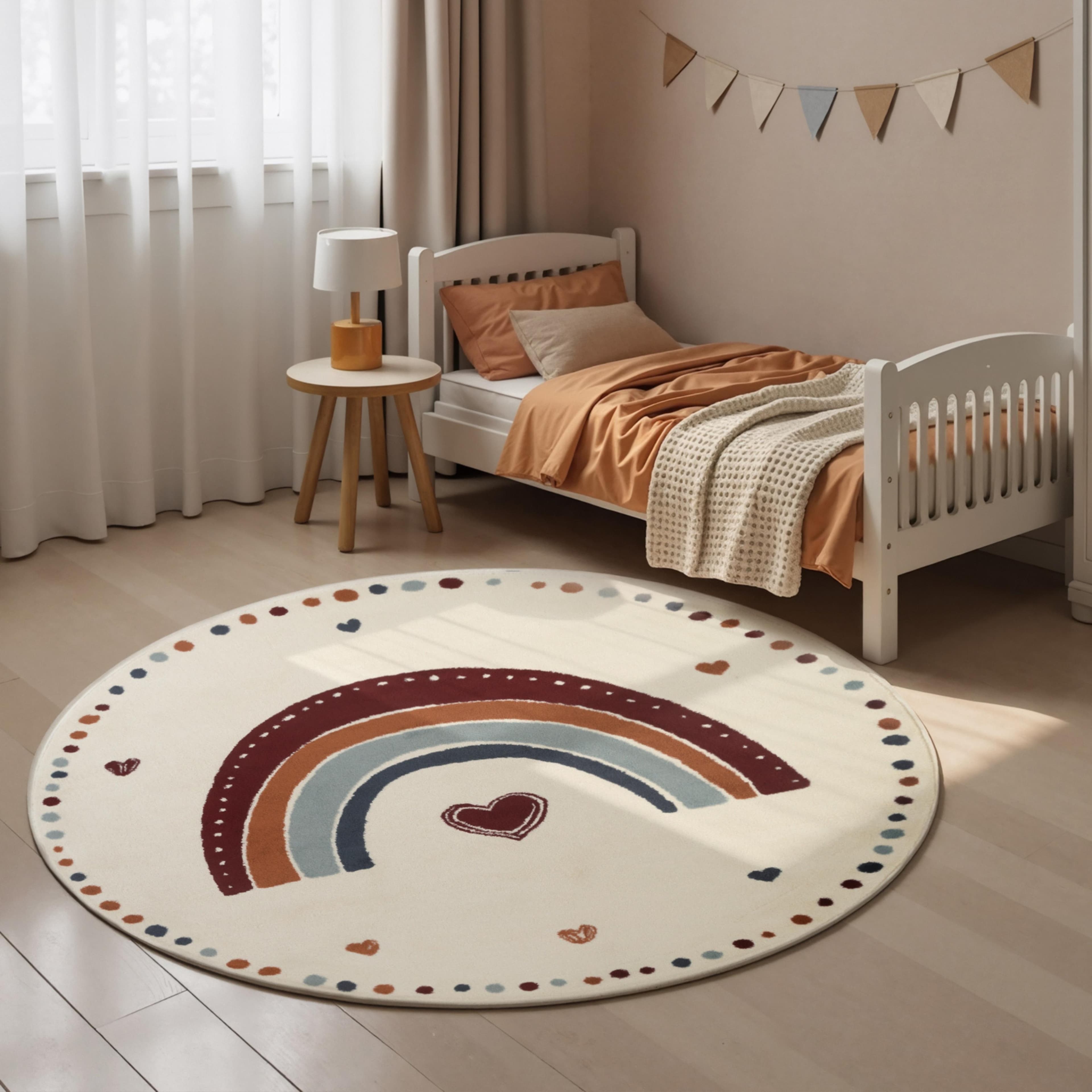 Kinderteppich HANSE HOME Luvy Creme Multifarben