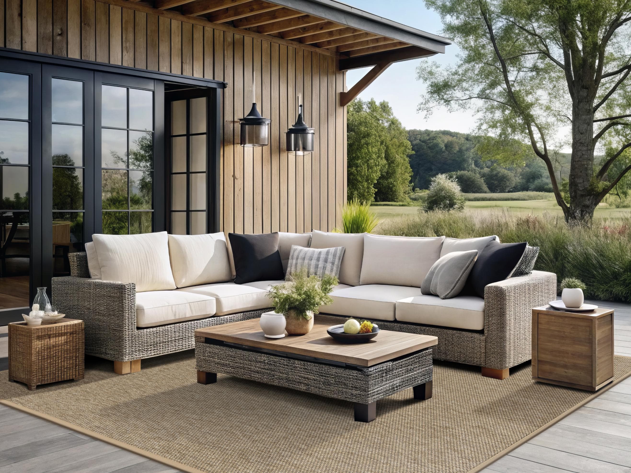DEKOWE Naturino Prestige Teppich Camelfarben In- und Outdoor