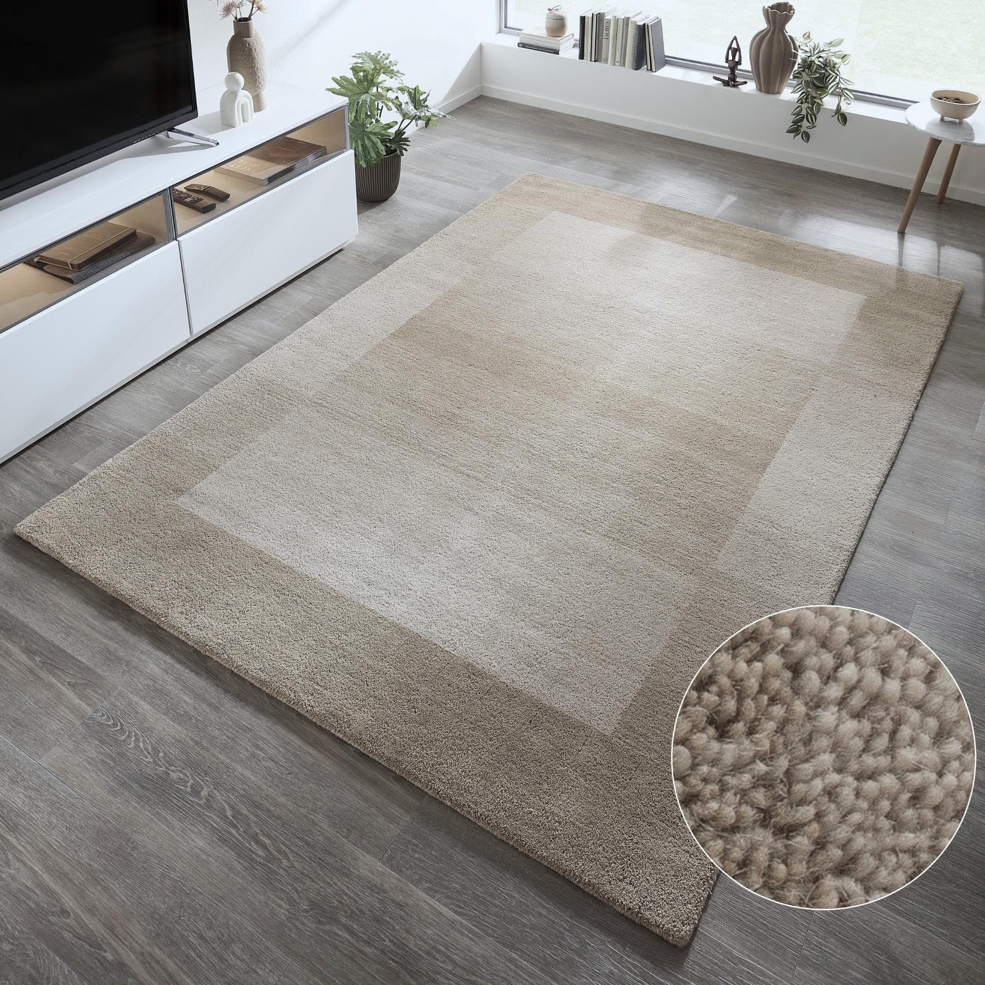 Traditioneller Persischer Gabbeh-Teppich aus Wolle und Schurwolle