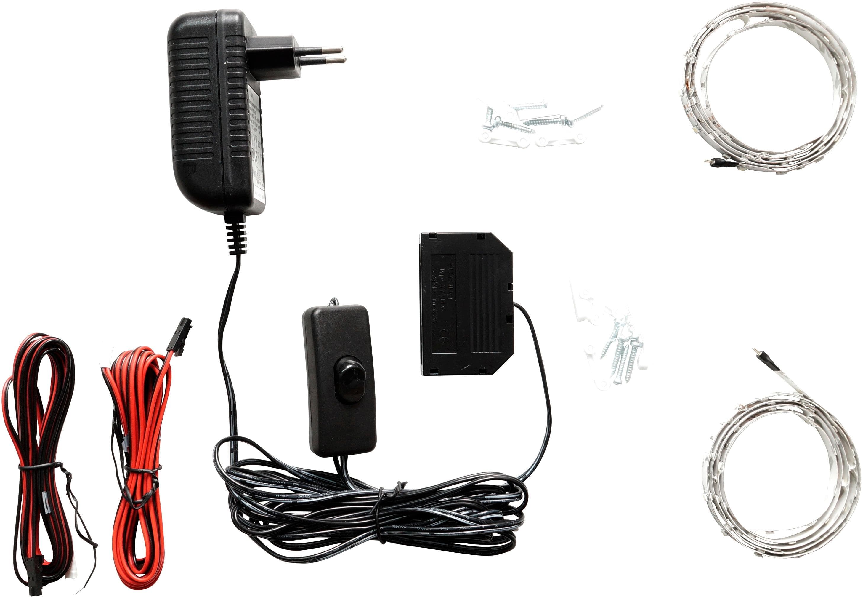 MCA Furniture LED Band 50cm 2er Set Farbwechsler Weiß