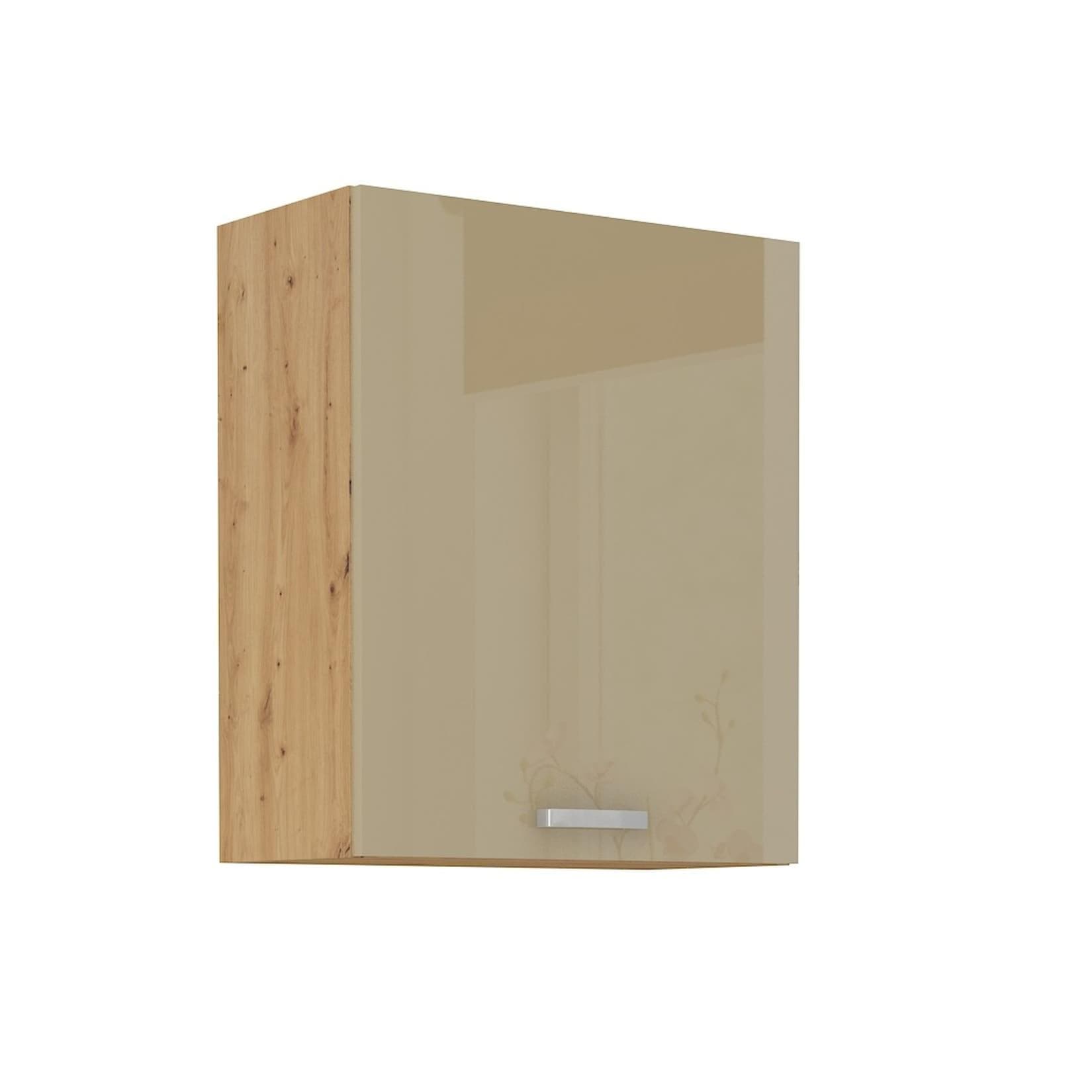 Küchen-Preisbombe Hängeschrank Eiche Artisan Cappuccino Hochglanz S0S2V03Q