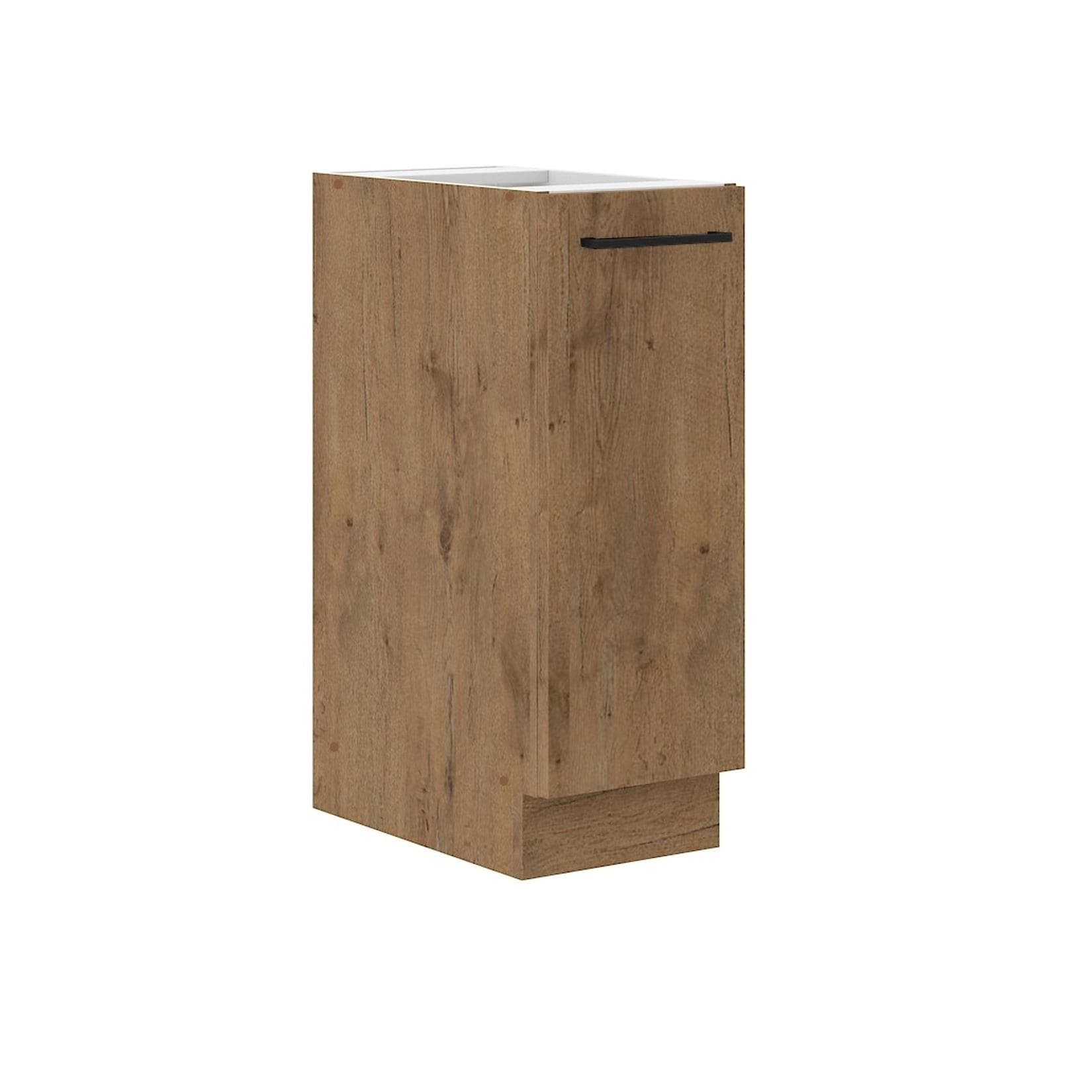 Küchen-Preisbombe Vigo Eiche Lancelot Matt Unterschrank 30 cm mit Schrankauszug